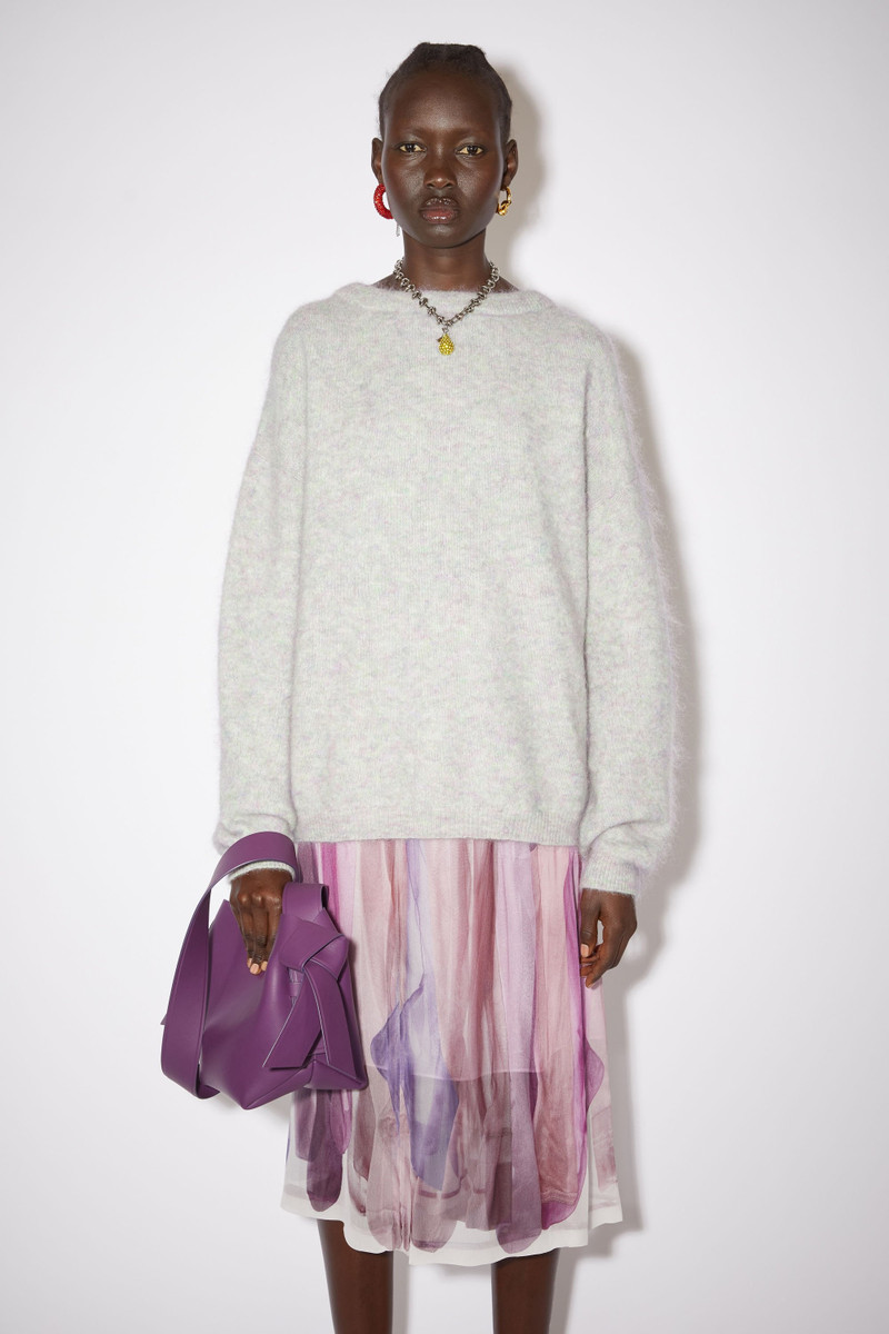 Acne Studios Crew neck jumper - Soft green melange outlook