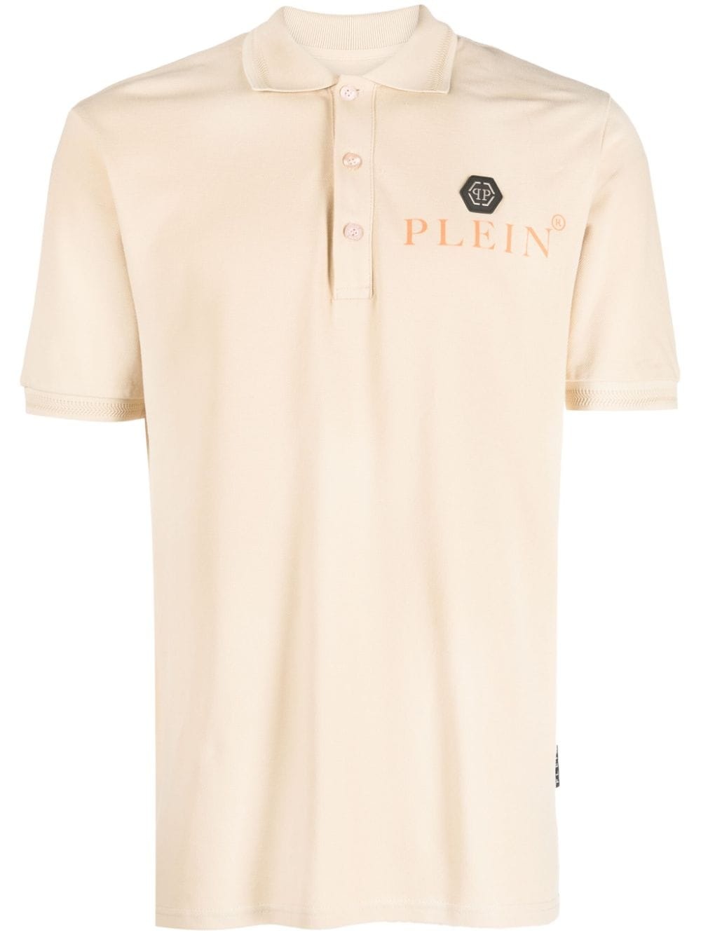 Iconic piqué cotton polo shirt - 1