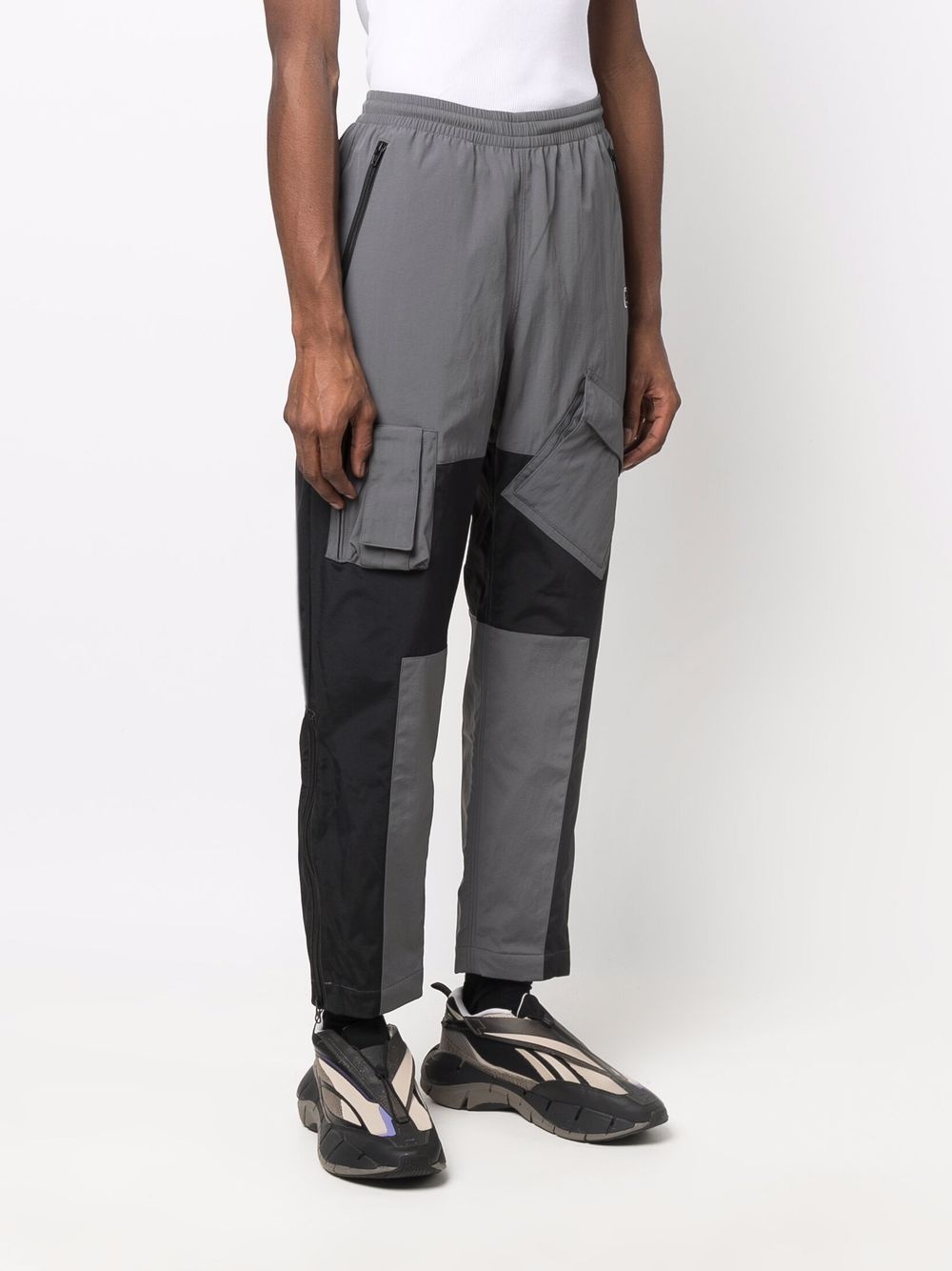 Panelled-Shell track pants - 3