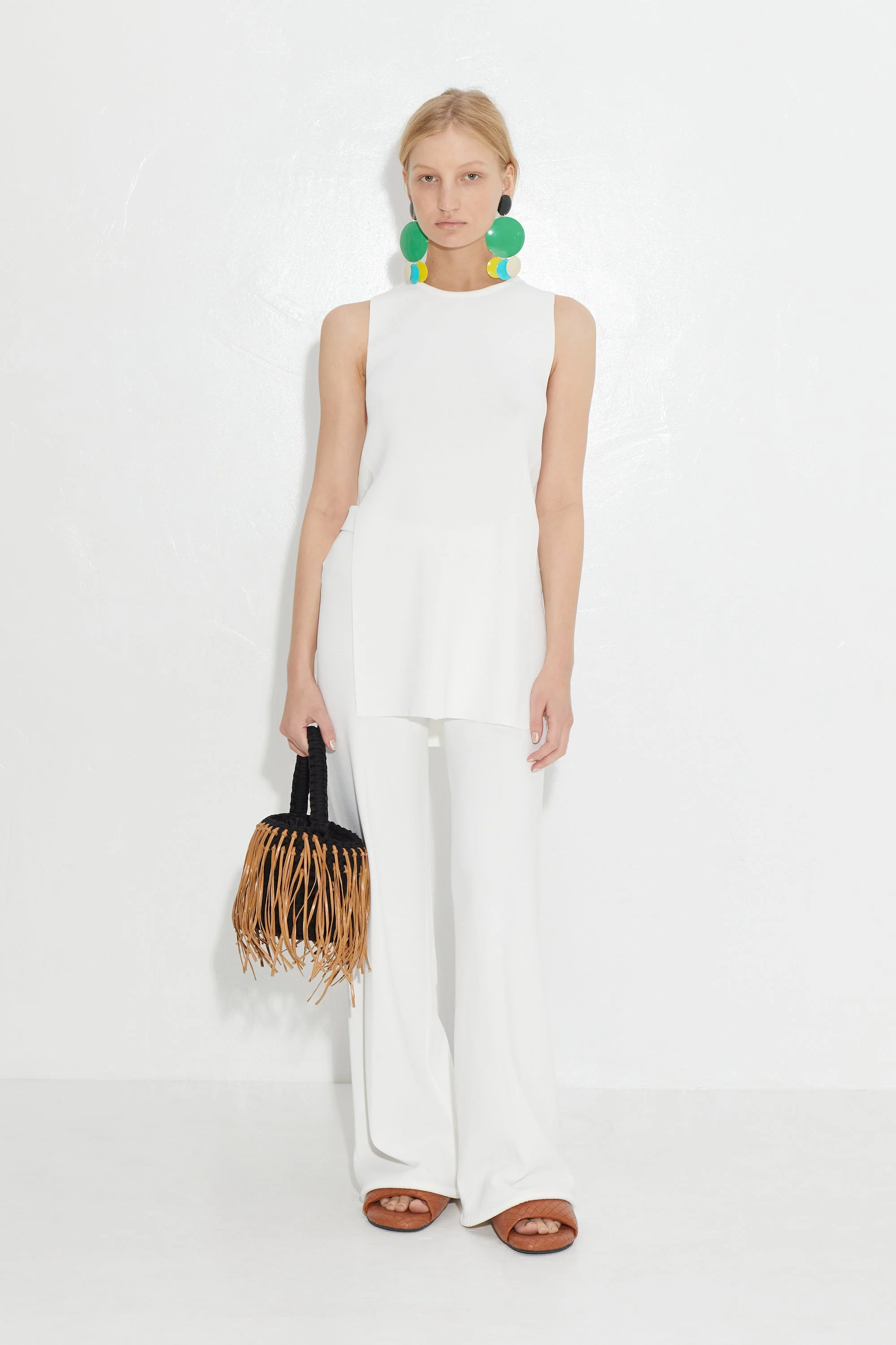 Knits By Jabber Pant in Macadamia - 1