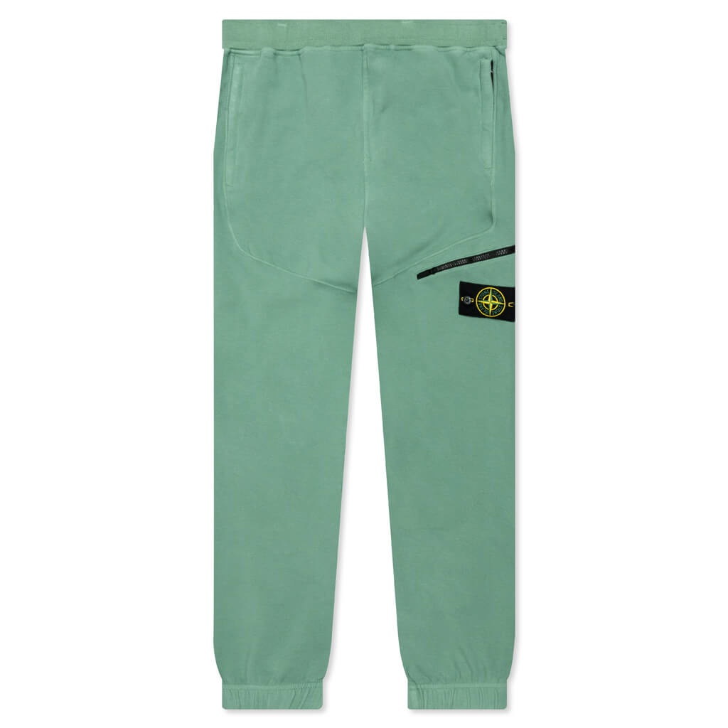 CARGO FLEECE PANTS - SAGE GREEN - 1