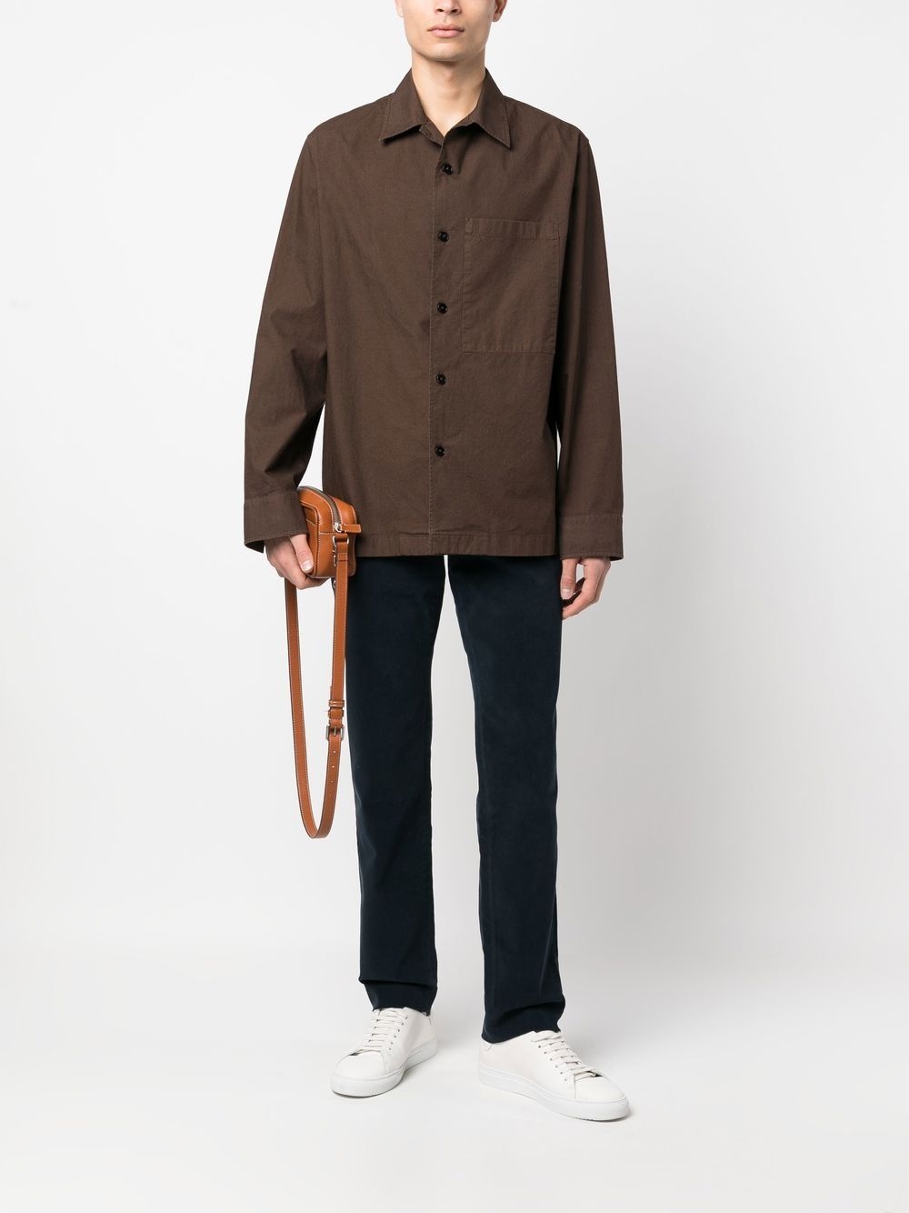 slim-cut leg trousers - 2