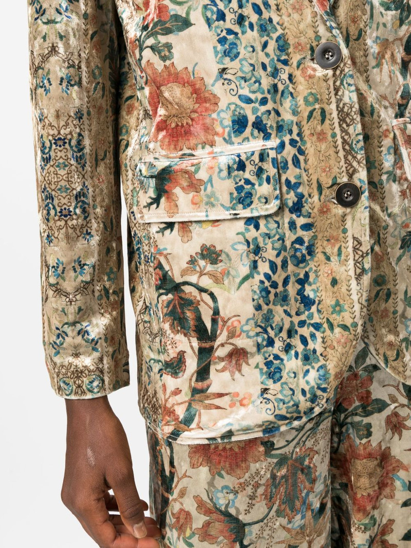floral-print single-breasted blazer 5