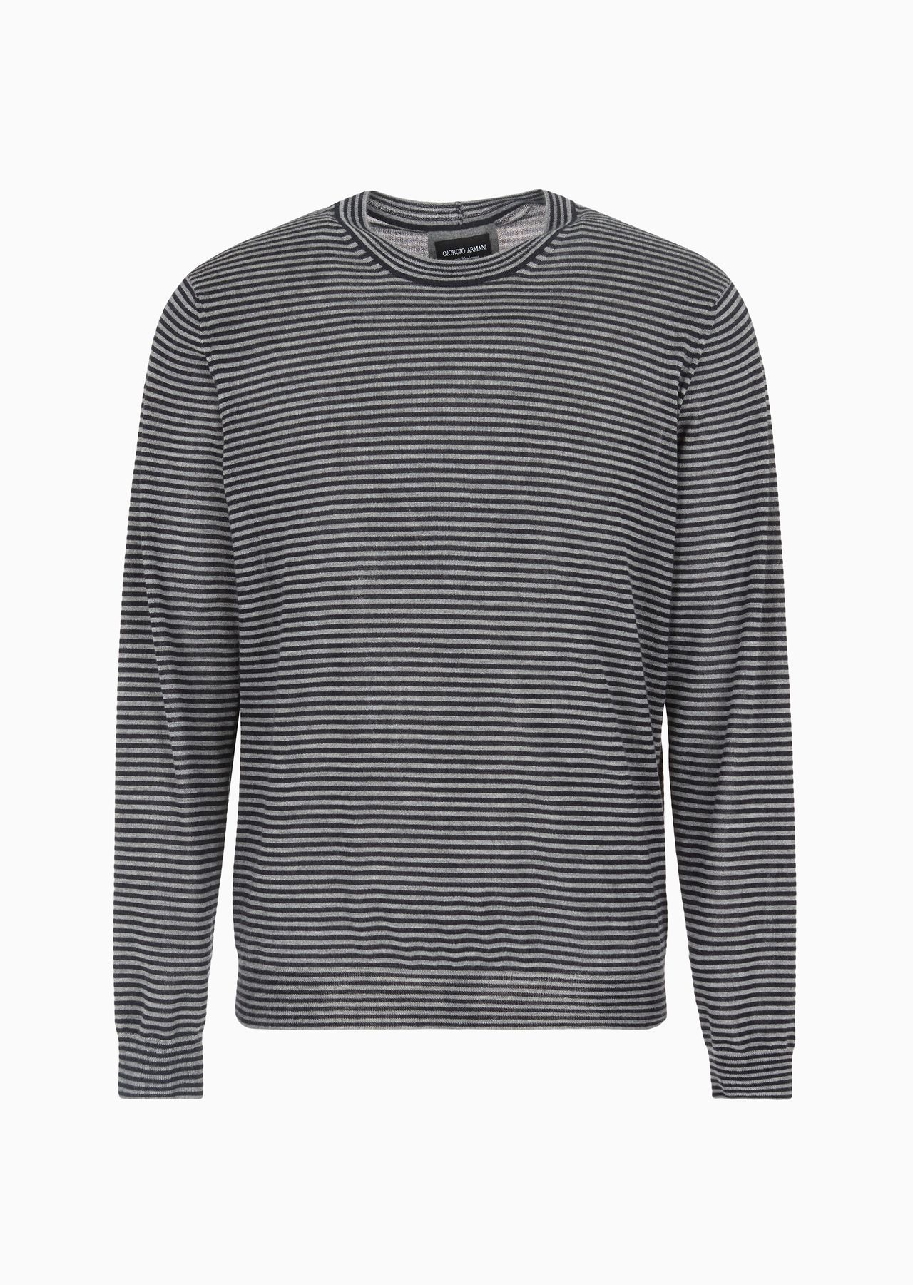 Icon striped cashmere crew-neck jumper - 1