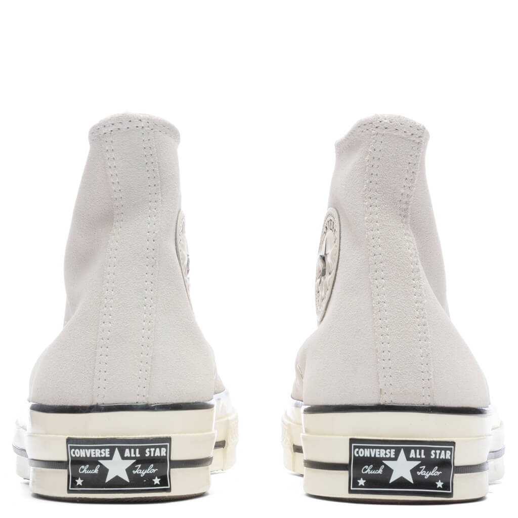 CONVERSE CHUCK 70 SUEDE - PALE PUTTY/EGRET/BLACK - 4