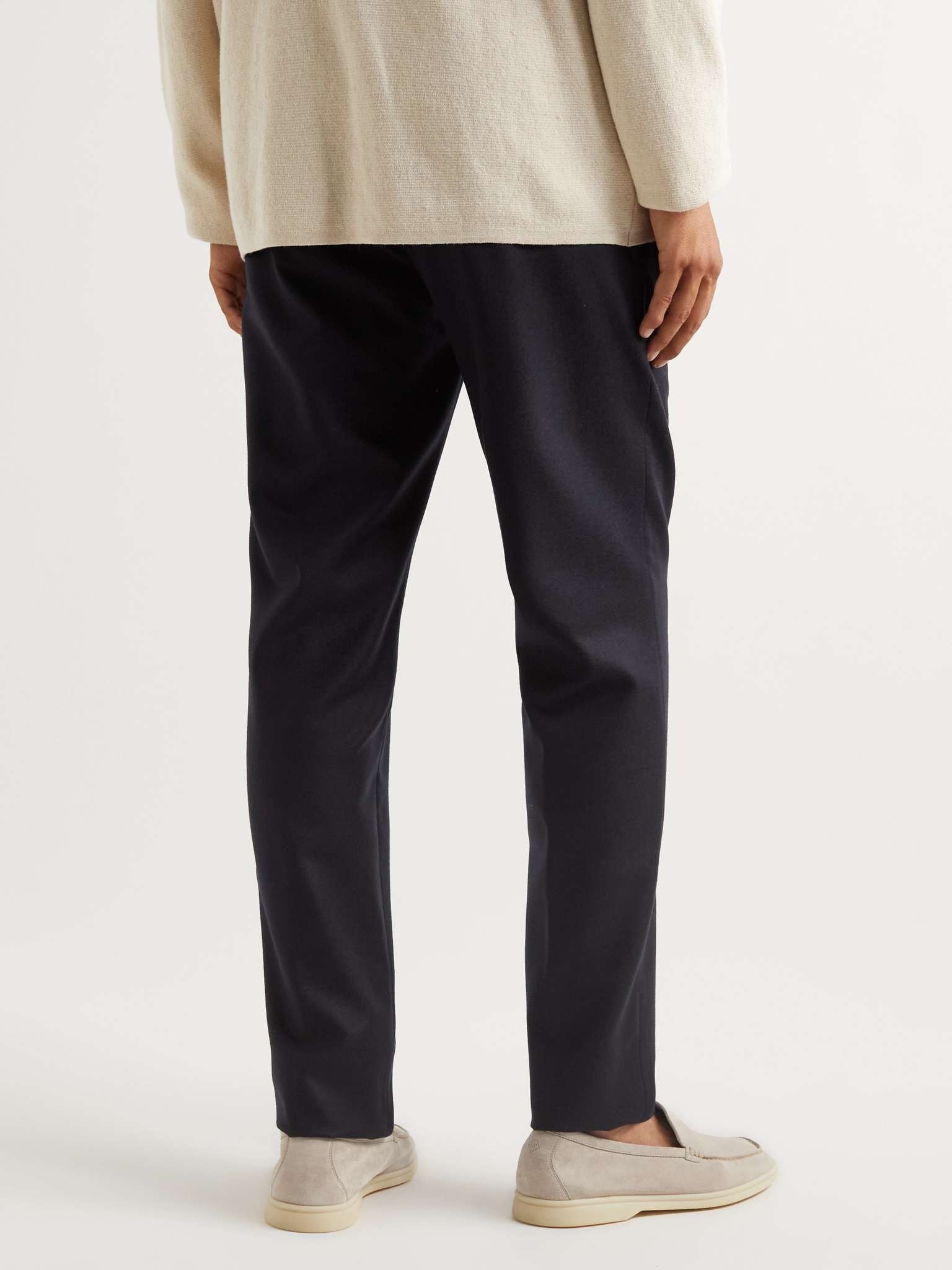 Slim-Fit Virgin Wool and Cashmere-Blend Trousers - 4