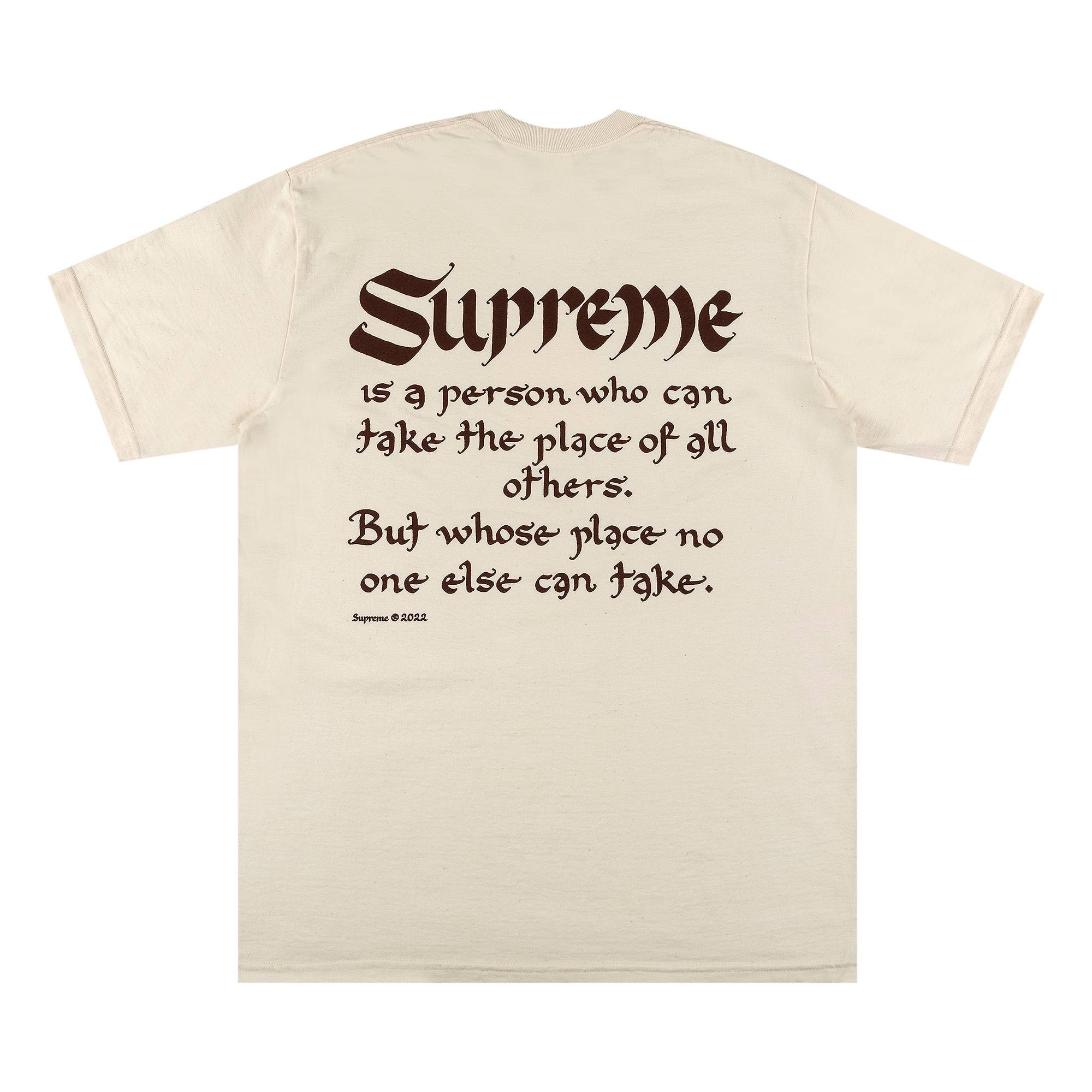 Supreme Person Tee 'Natural' - 2
