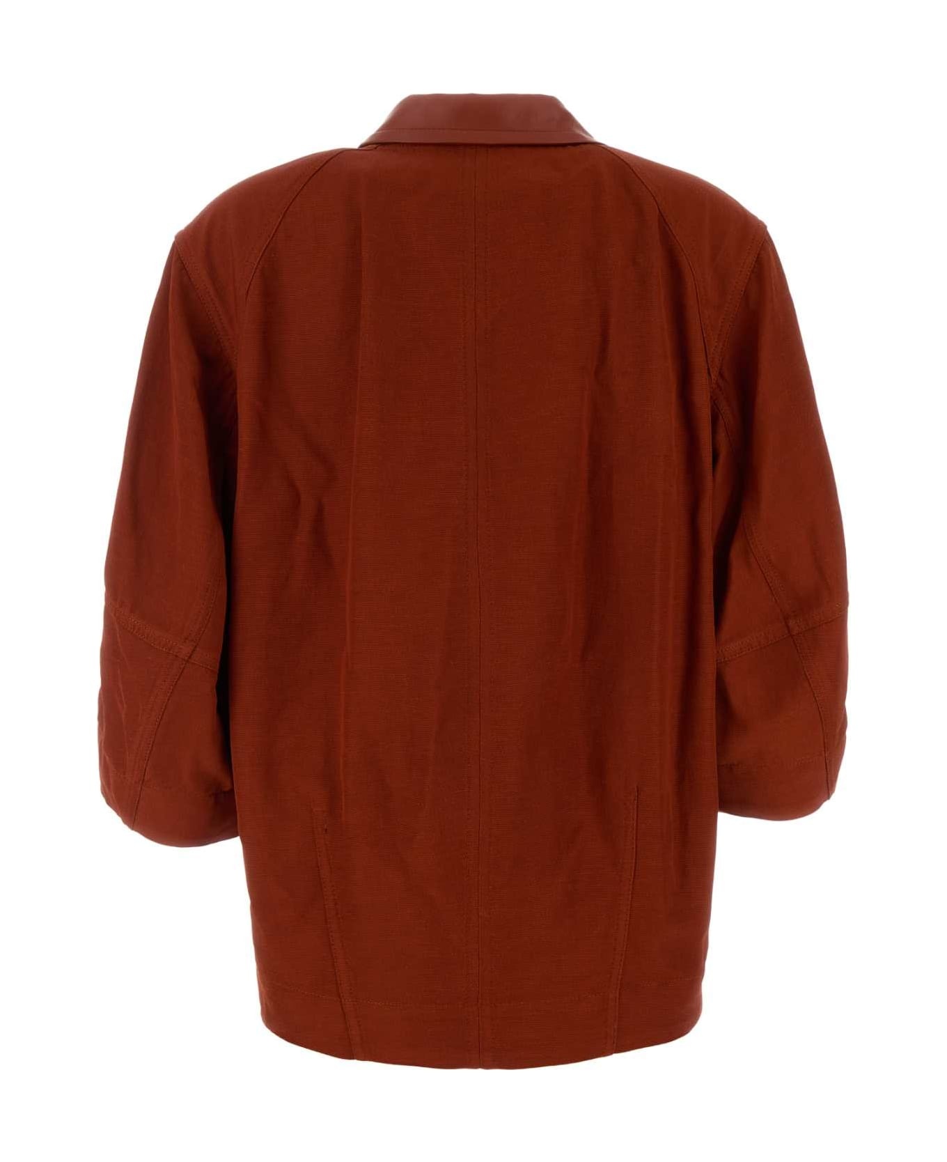 Tiziano Red Viscose Blend Blouse - 2