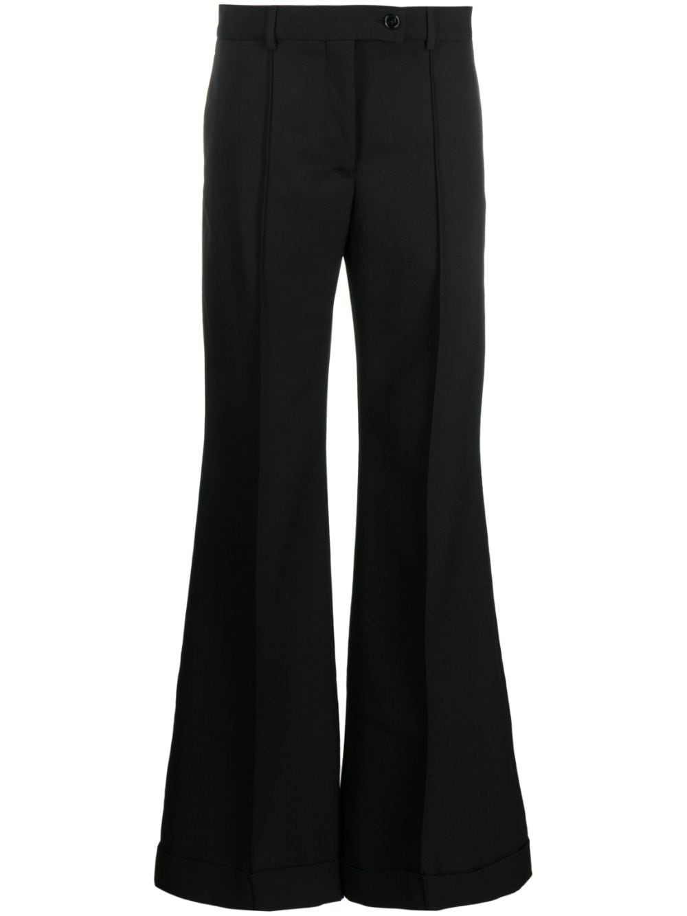 mid-rise flared trousers - 1