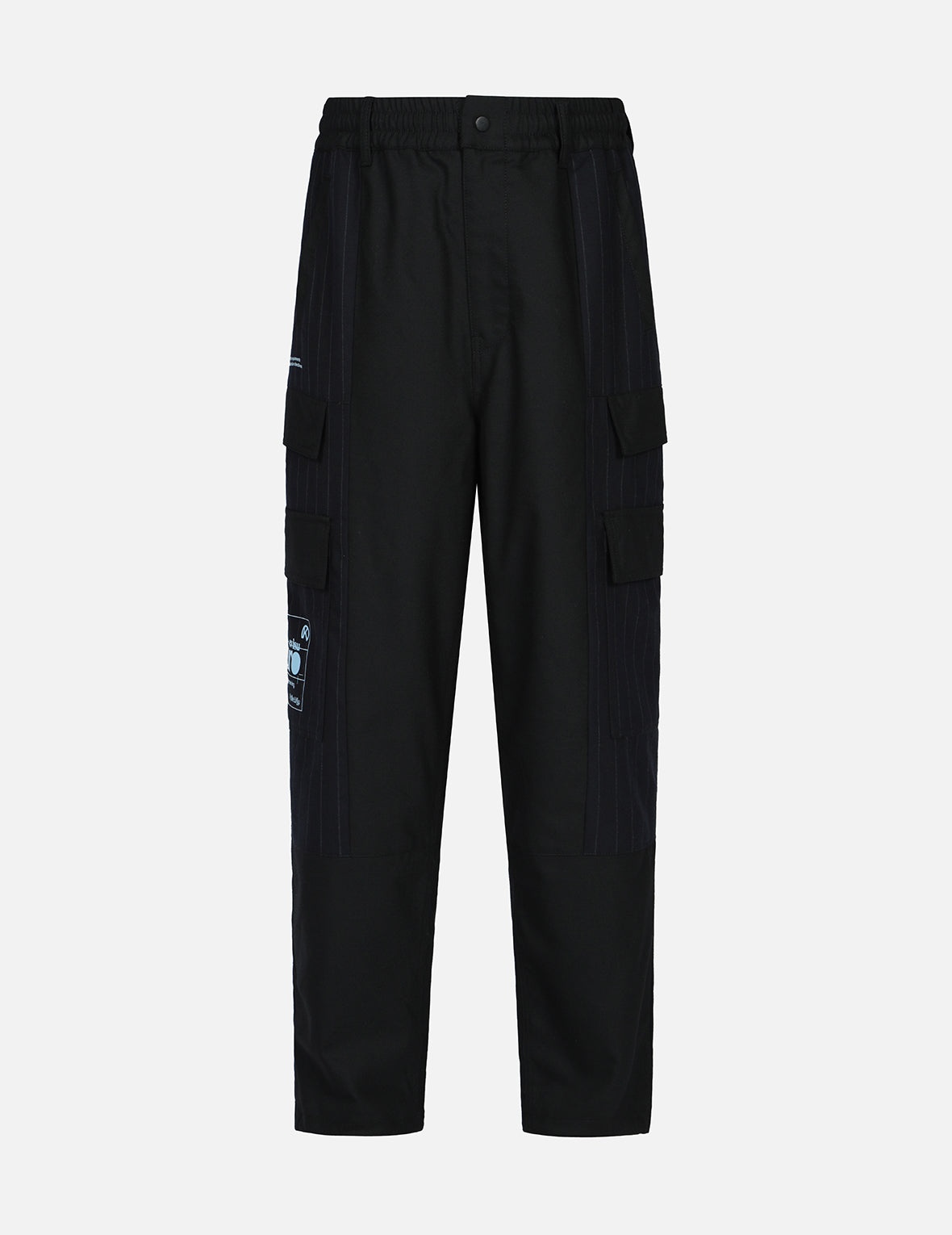 Striped Pannels Wide Leg Pants - 1