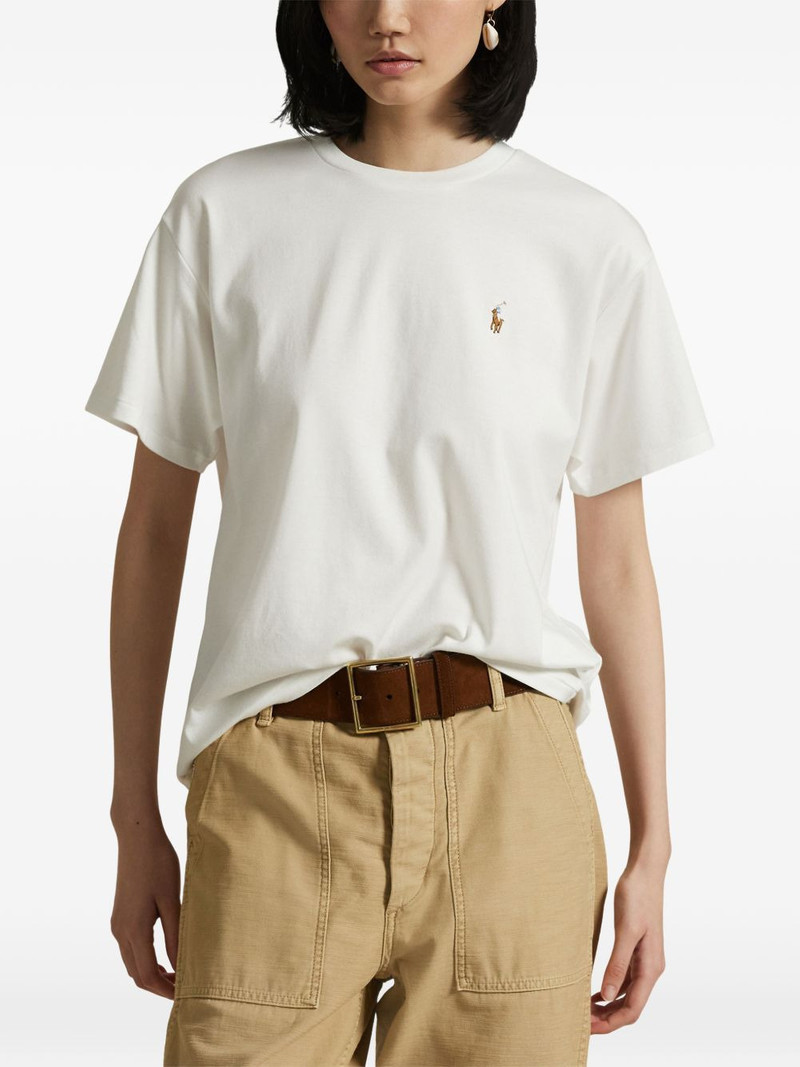 logo-embroidered T-shirt 3
