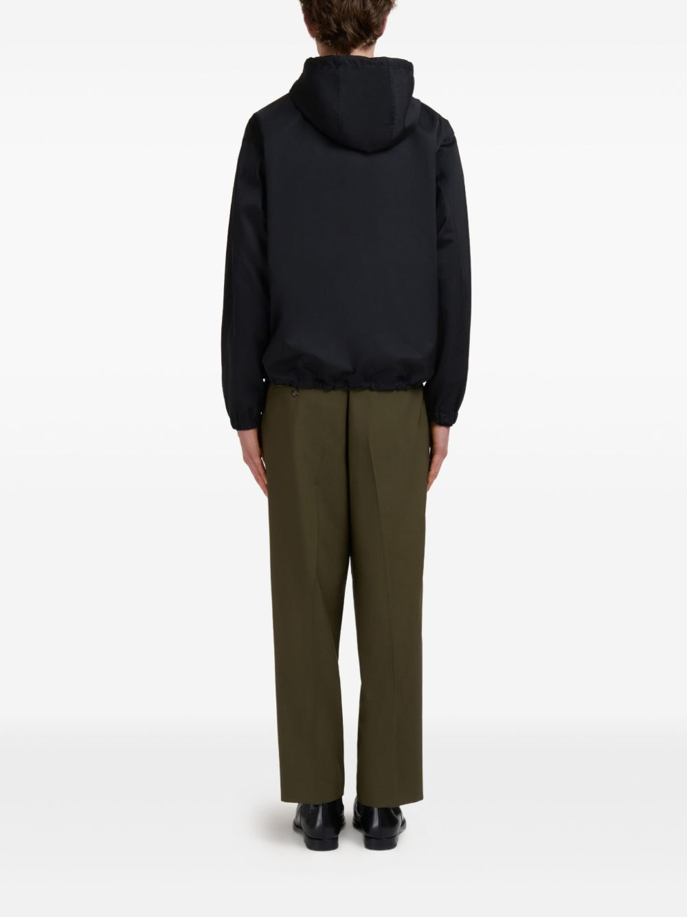 hooded zip-up jacket - 4