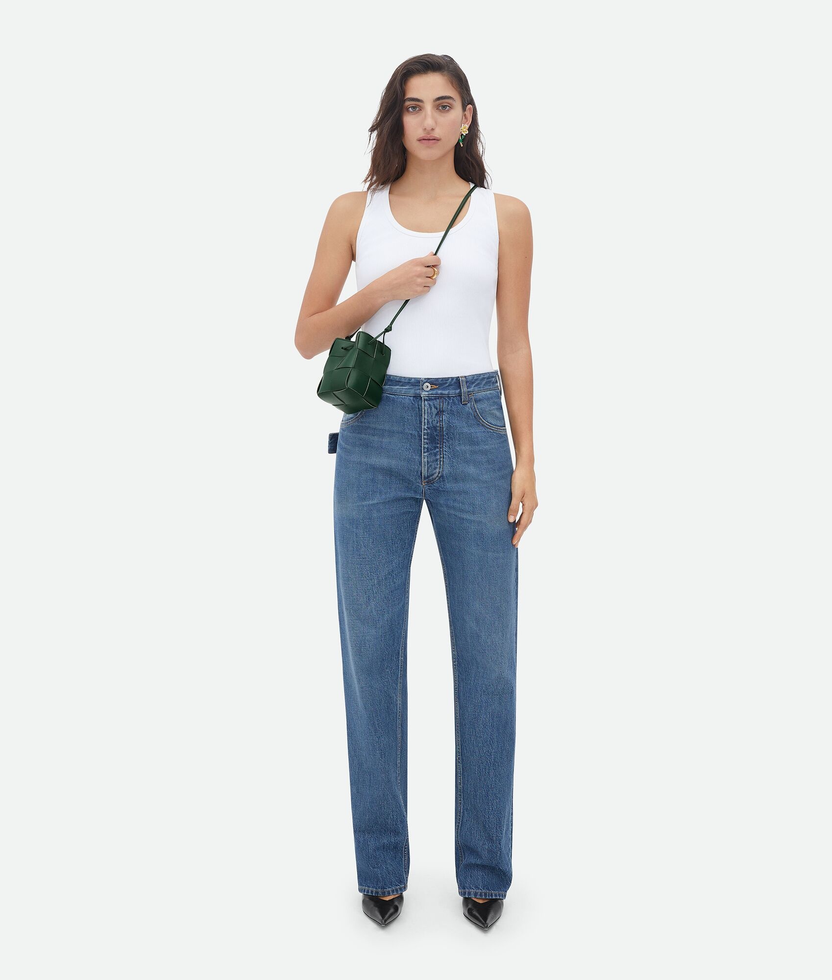 cassette mini cross-body bucket - 4