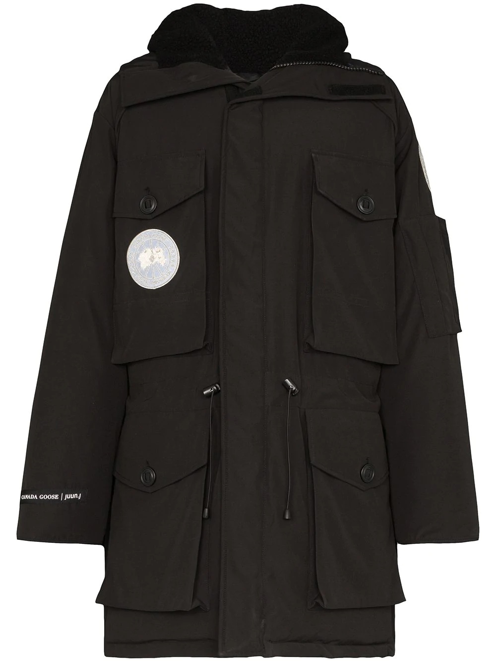 X Juun.J Expedition hooded parka coat - 1