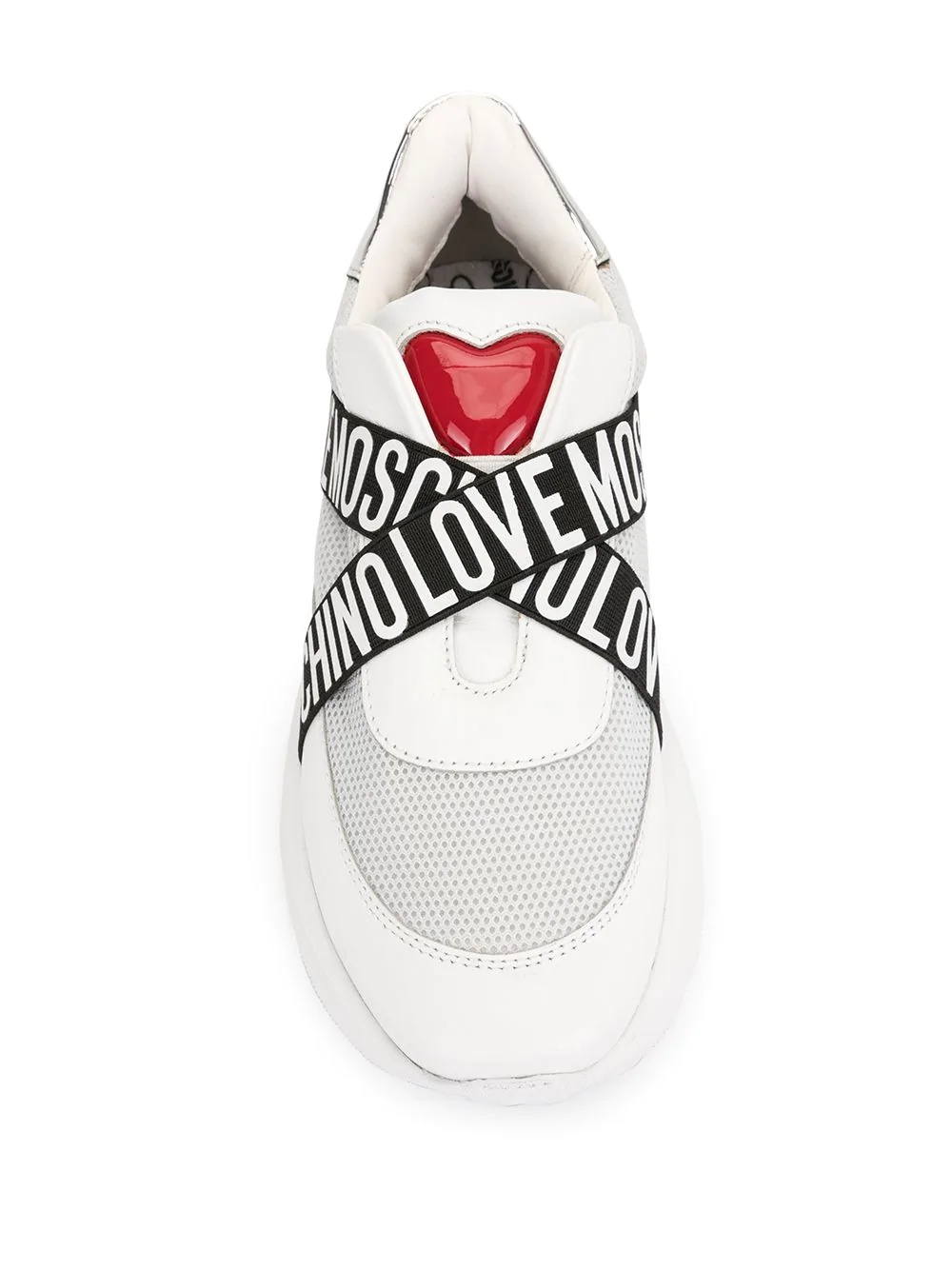 love heart logo-band sneakers - 4