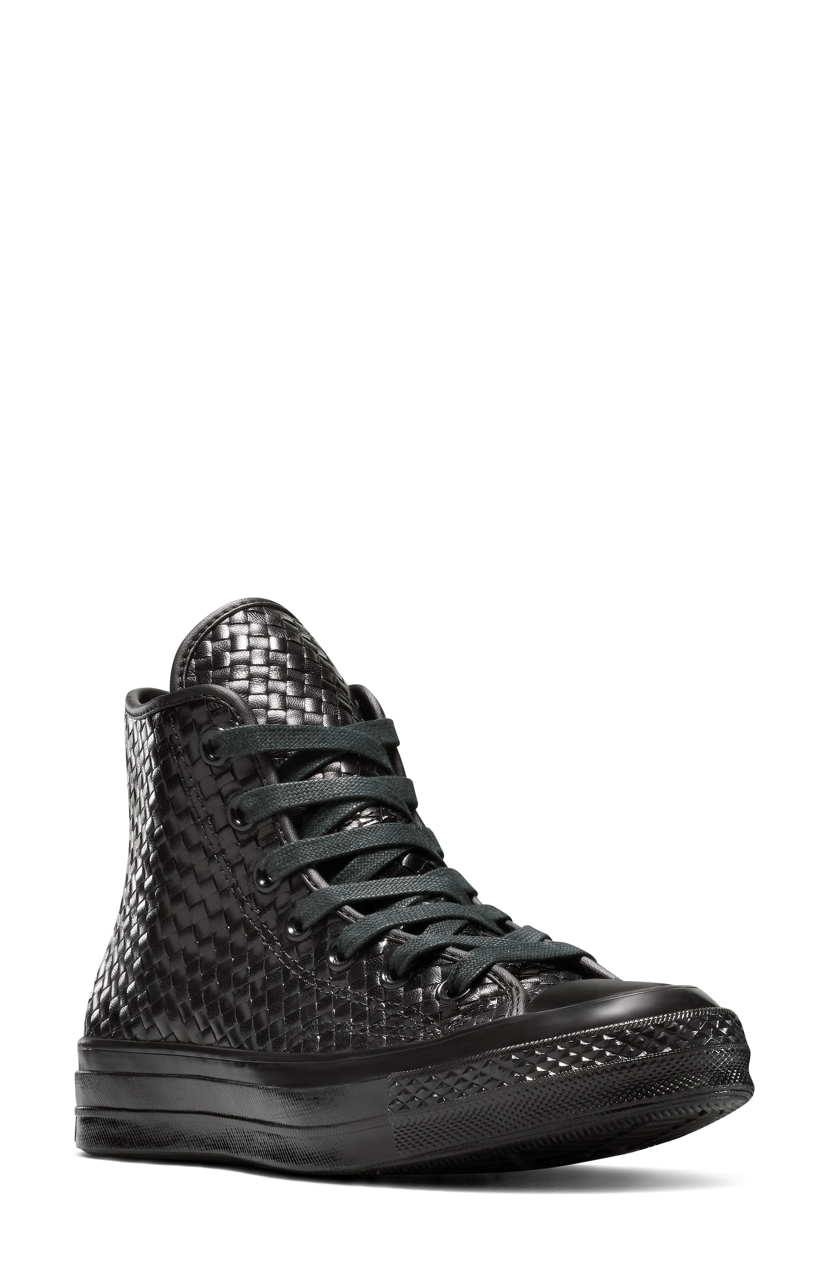Converse Gender Inclusive Chuck 70 High Top Sneaker in Black/Black/Black at Nordstrom - 1