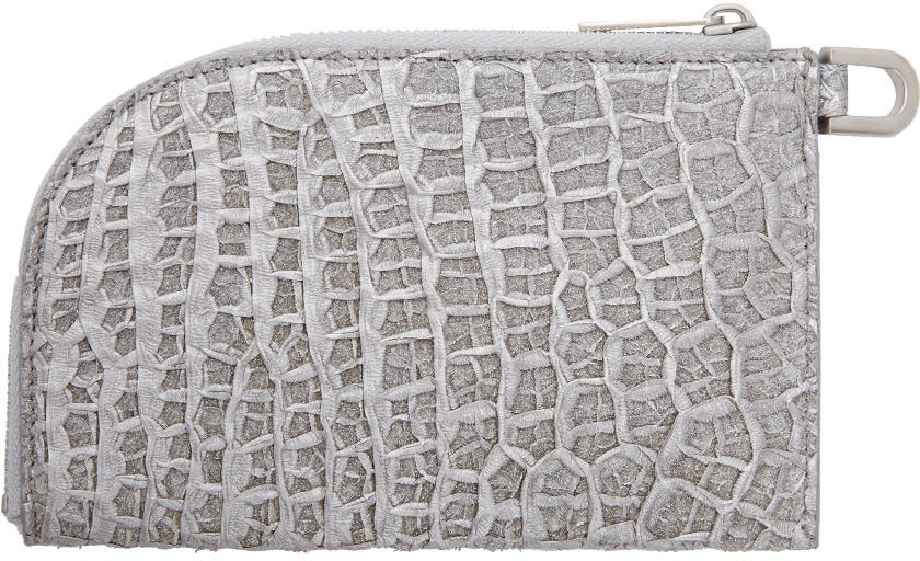Rick Owens Zip Pouch - Aluminum - 2