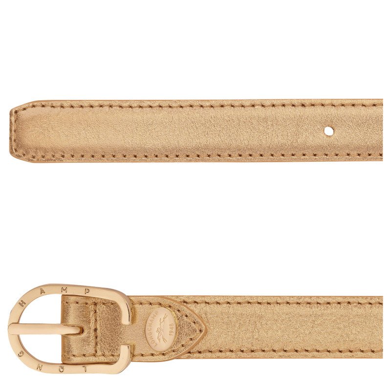 Longchamp Ladies' belt Gold - Leather outlook
