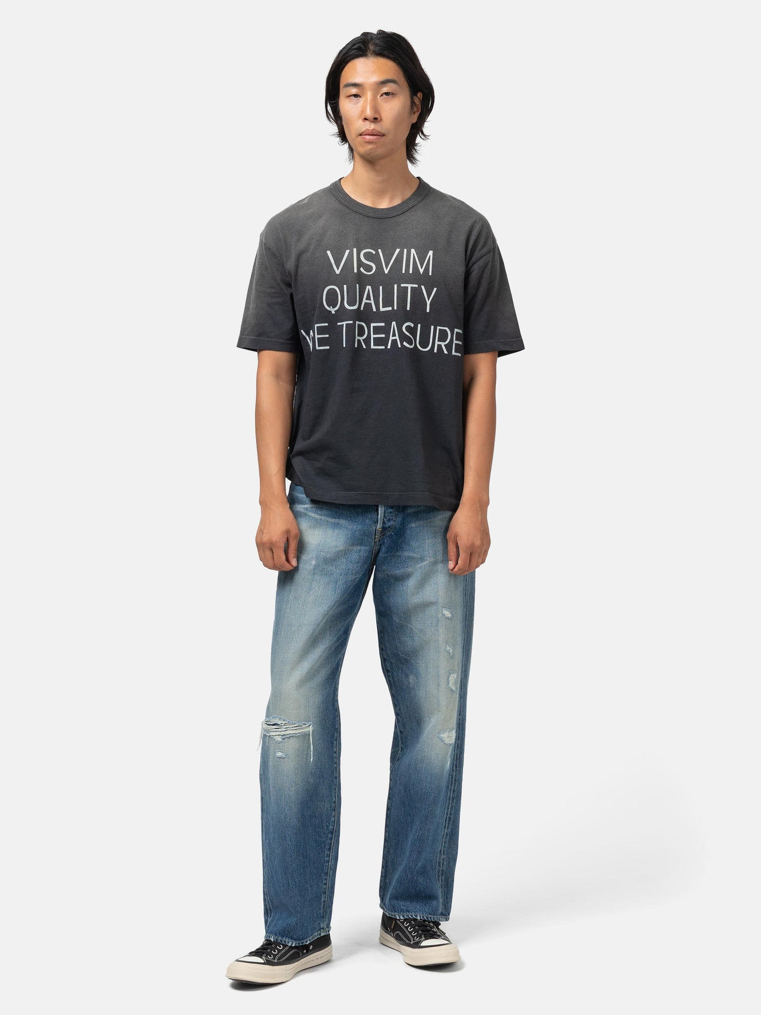 Jumbo Tee S/S DMGD Black - 2