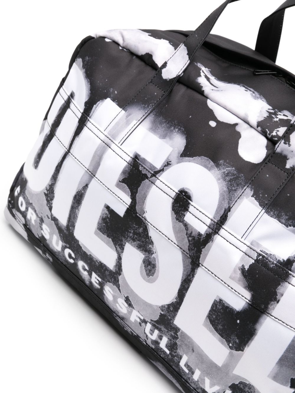 Rave Duffle X logo-print bag - 3