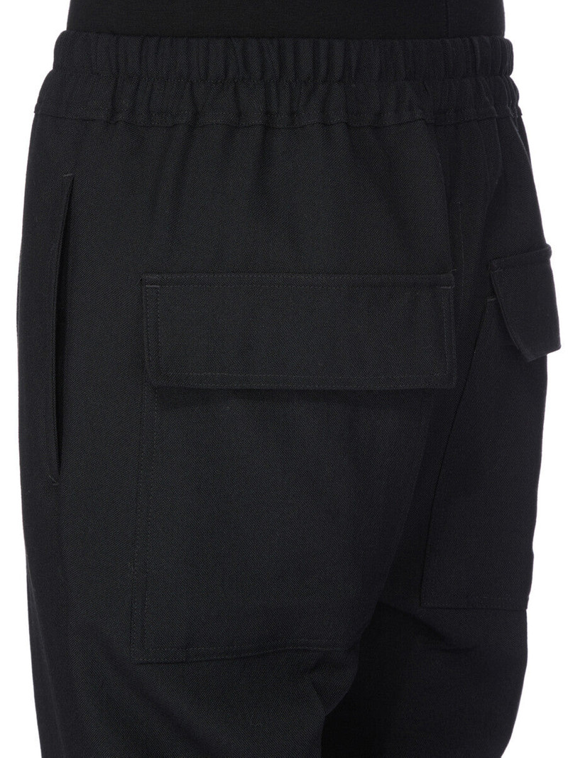Drawstring Slim Long Pants Black 5