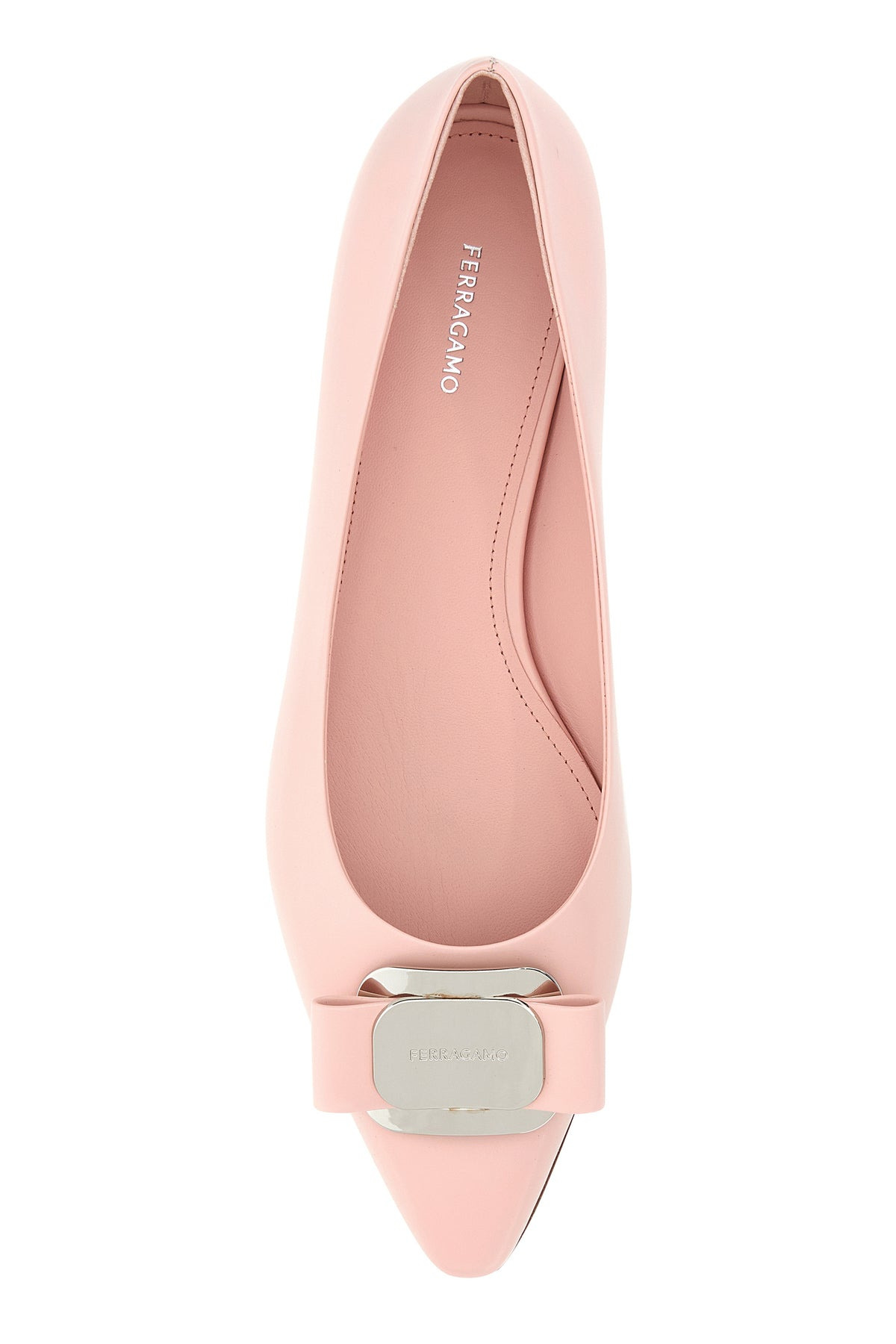 Pink leather New Vara ballerinas - 4