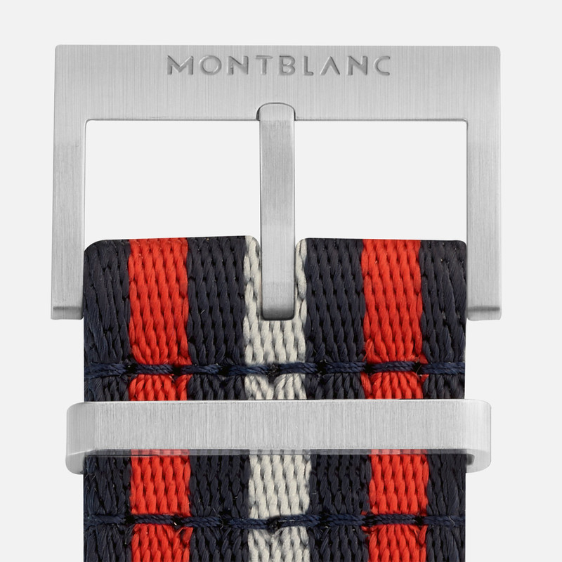 Montblanc Red & Blue Nylon Strap outlook