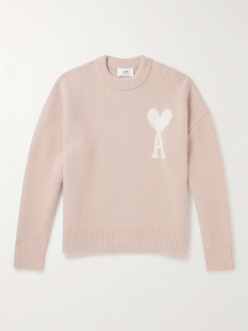 ADC Logo-Jacquard Alpaca-Blend Sweater - 1