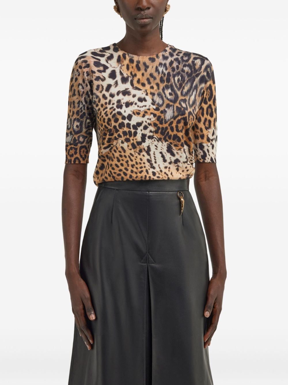 leopard-print T-Shirt - 3