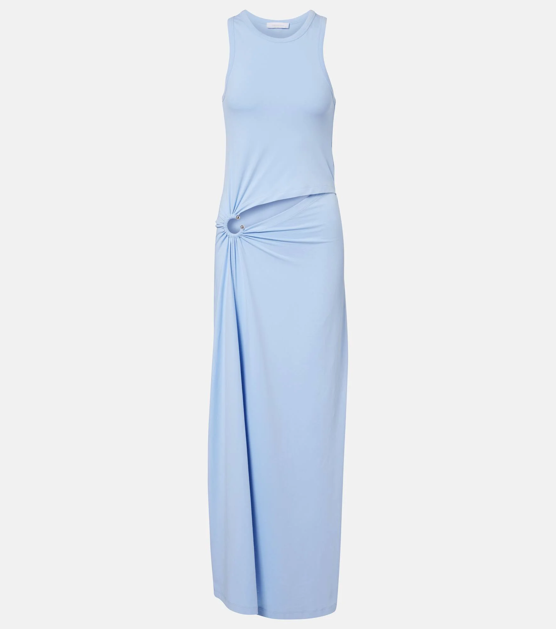 Cutout cotton-blend maxi dress - 1