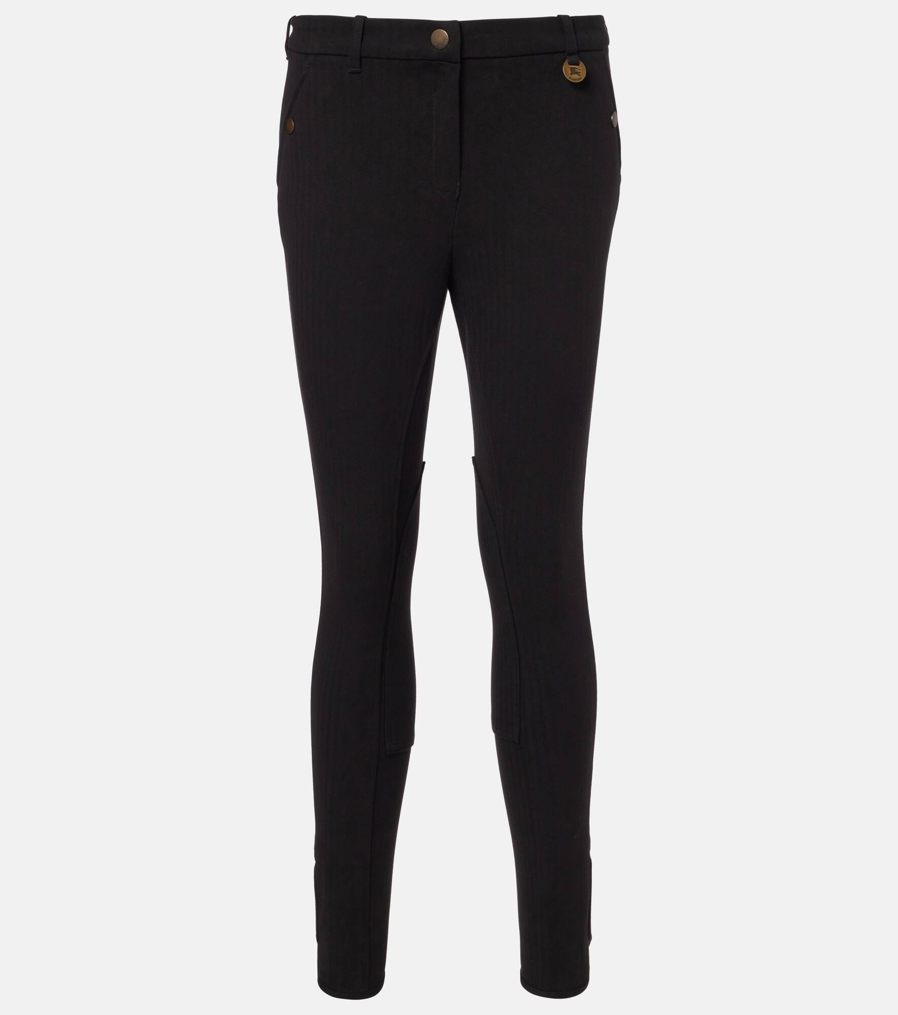 Cotton-blend skinny pants - 1