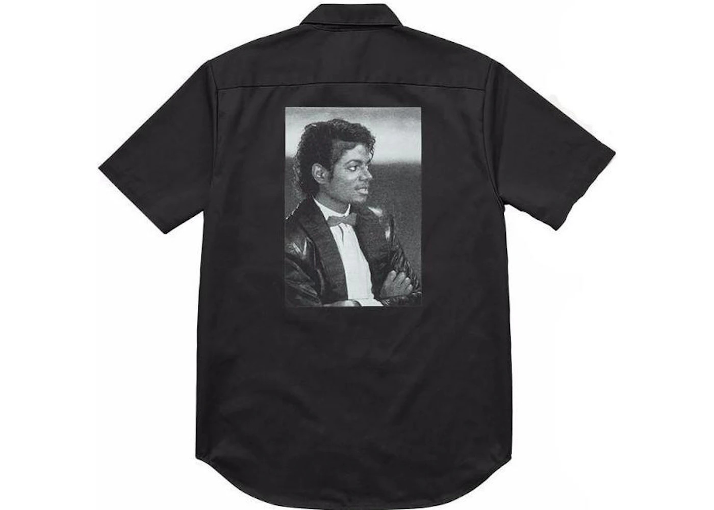 Supreme Michael Jackson SS Work Shirt Black - 2
