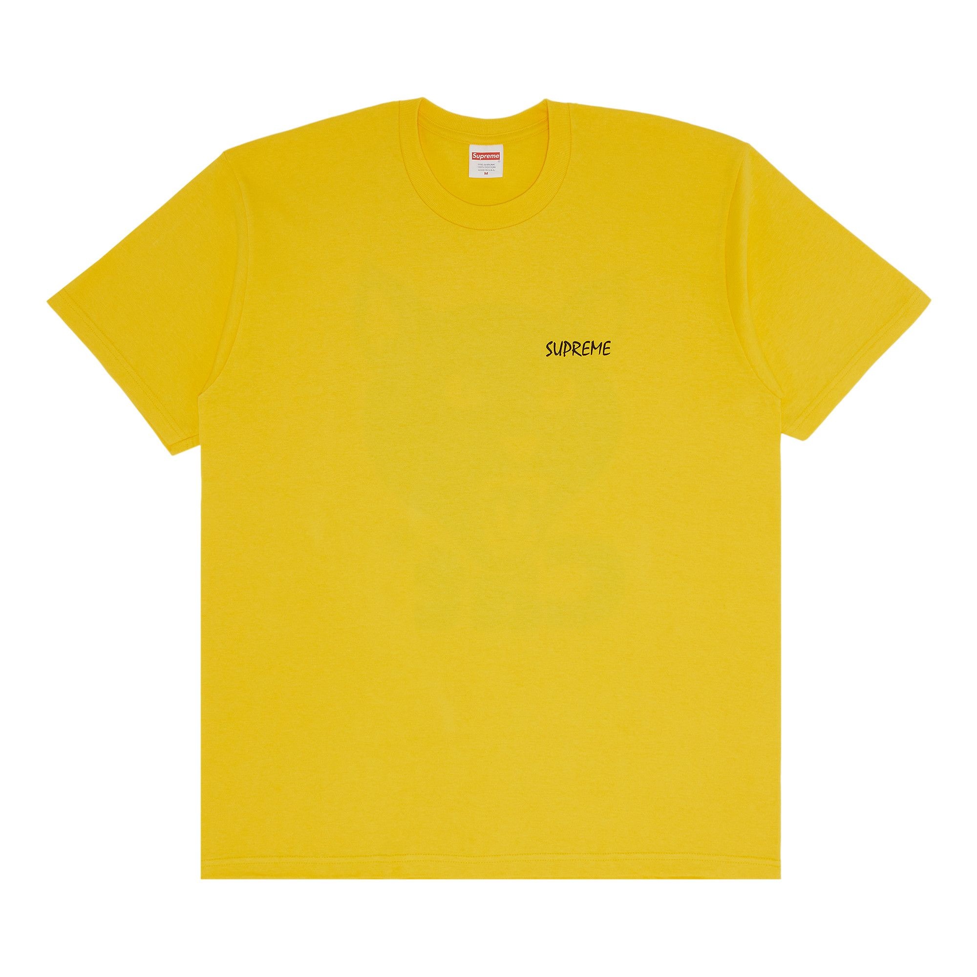 Supreme Black Cat Tee 'Yellow' - 1