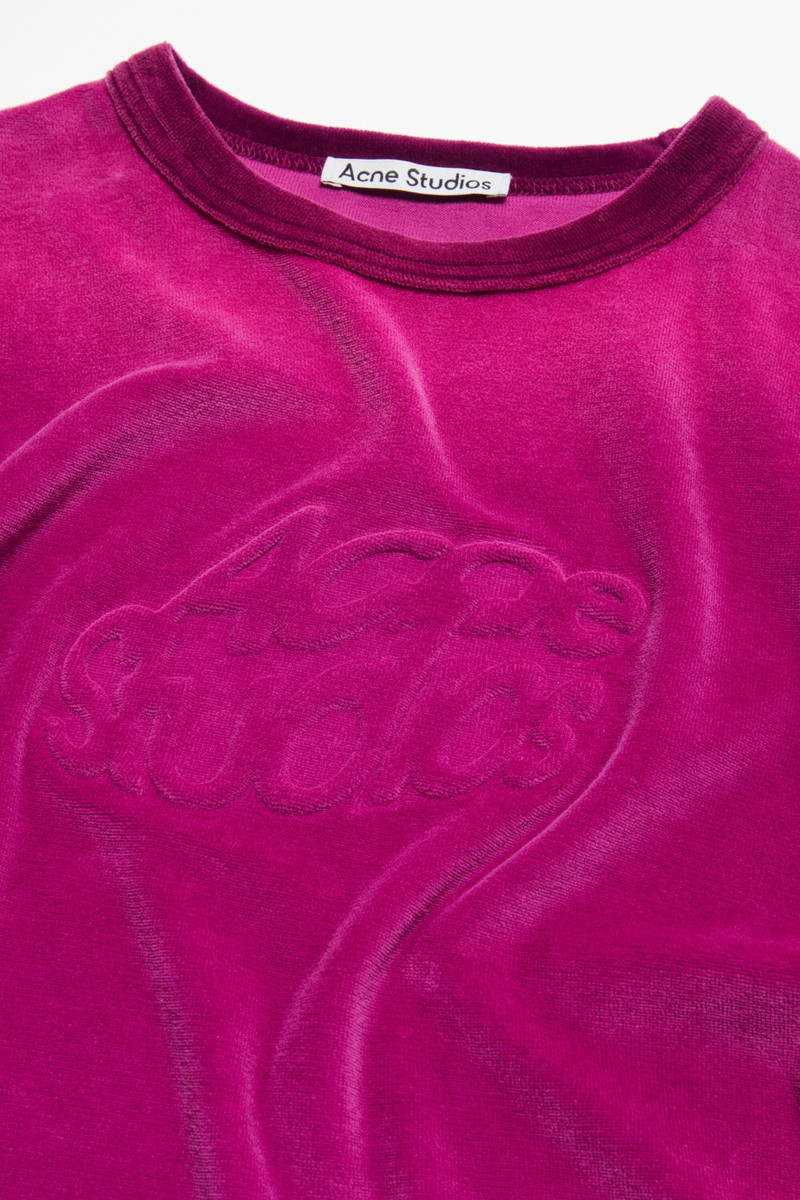 T-shirt logo - fitted fit - Magenta pink 5