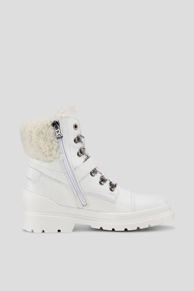 BOGNER St. Moritz Ankle boots with spikes in White outlook