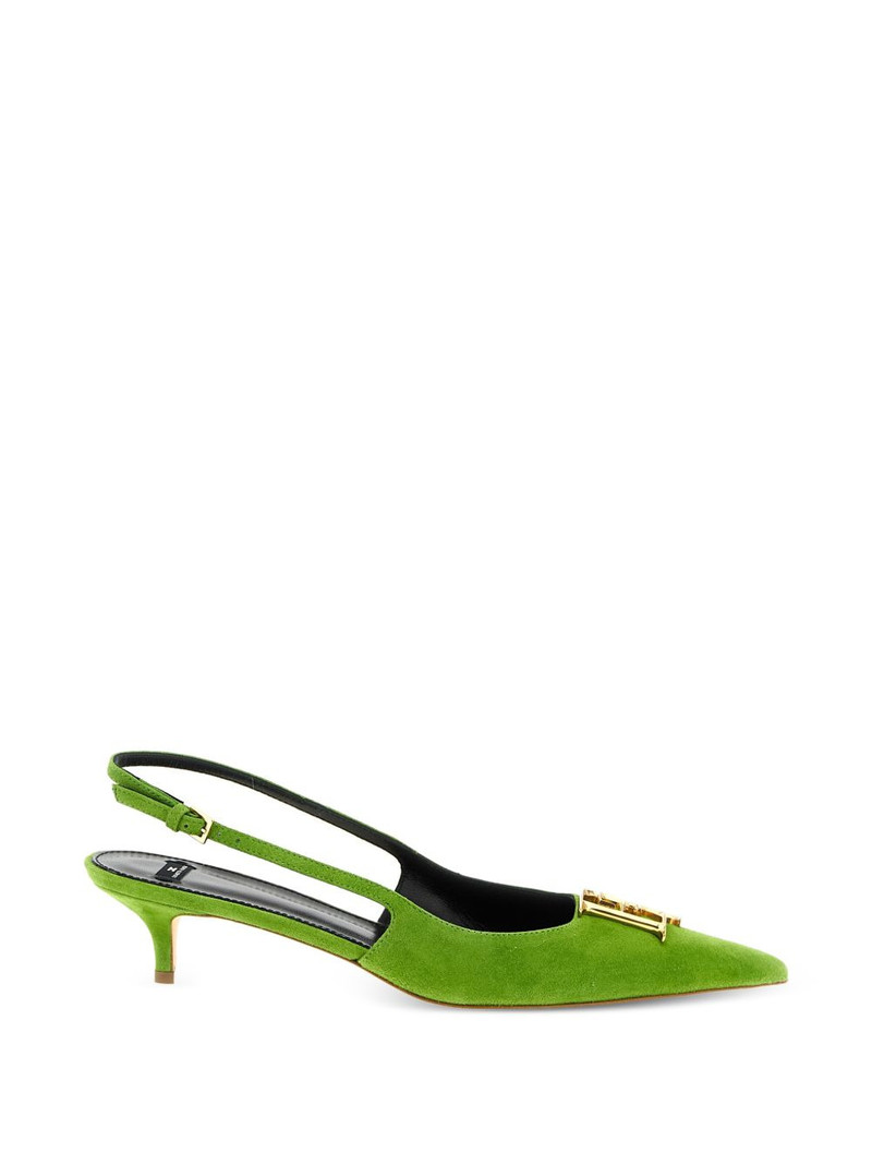 logo-detail slingback pumps 1
