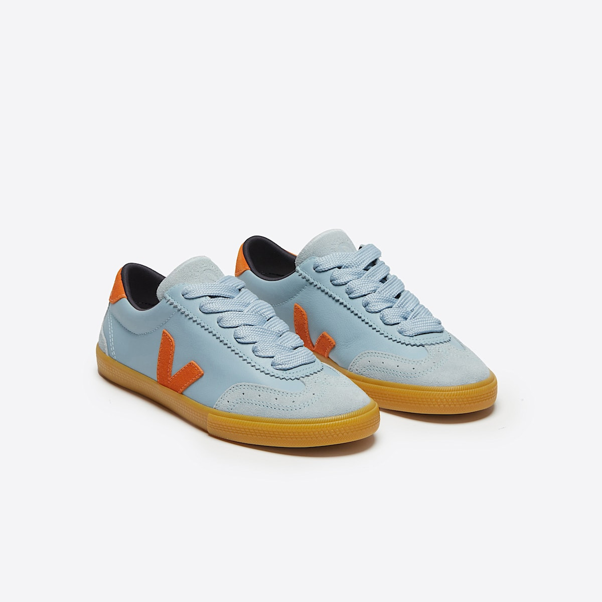 VOLLEY LEATHER VEJA X MAKE MY LEMONADE STEEL PUMPKIN - 2