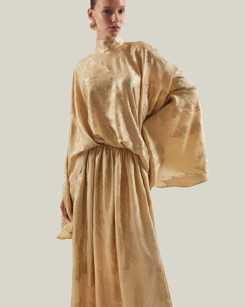 Lamarr Dress in Gold 5
