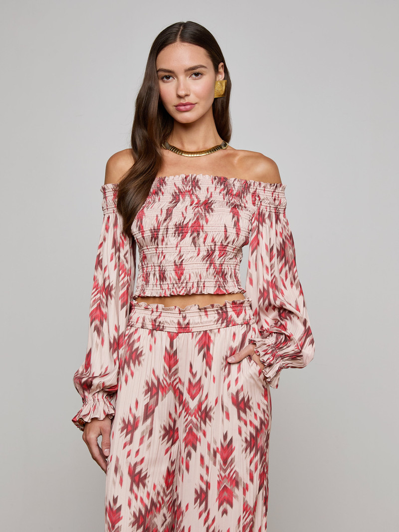 L'AGENCE Graciela Off-Shoulder Top outlook