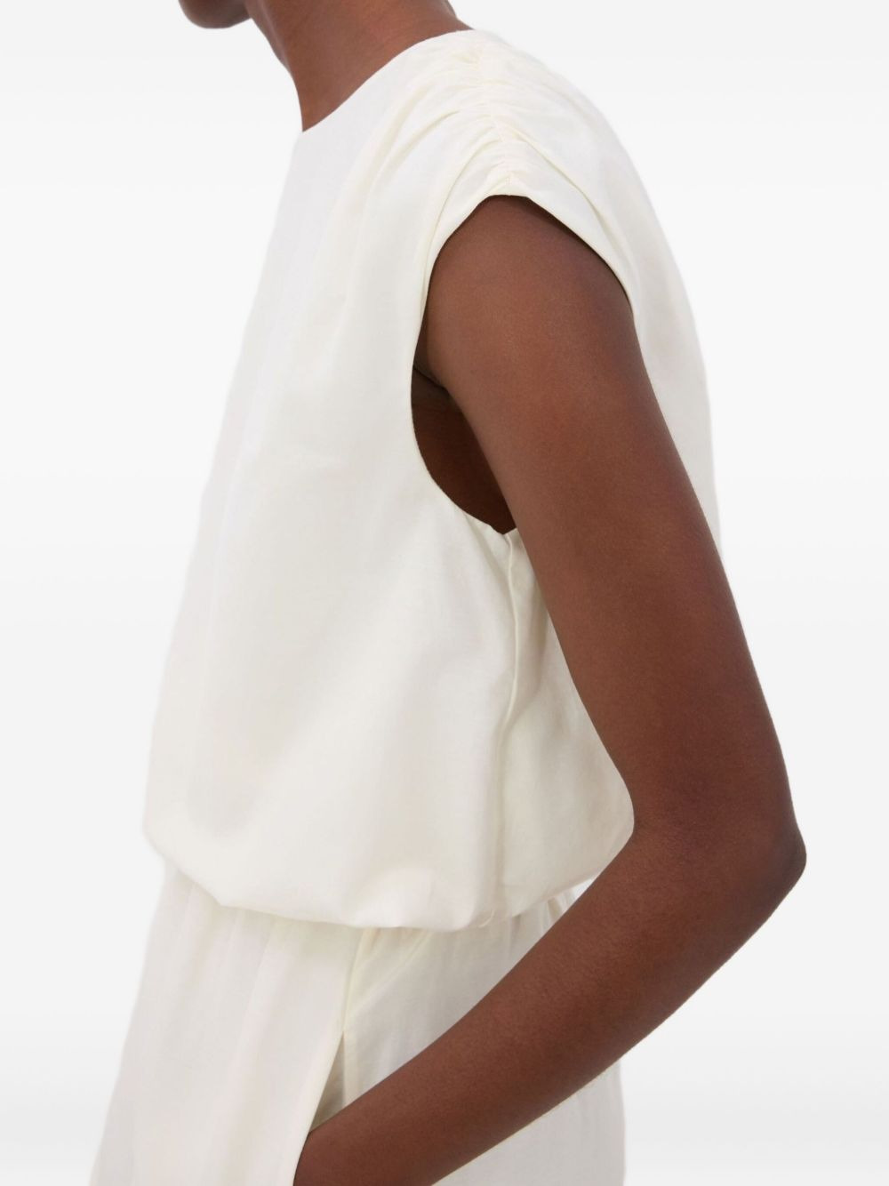 Cosma gathered-shoulder top - 5