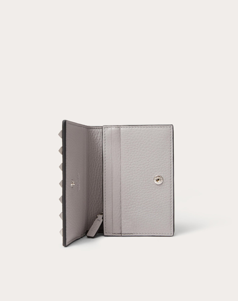 Valentino SMALL ROCKSTUD GRAINY CALFSKIN WALLET outlook