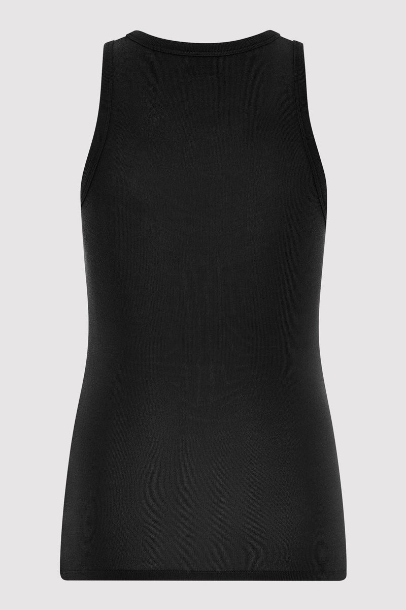 ST. AGNI Jersey Tank - Black outlook