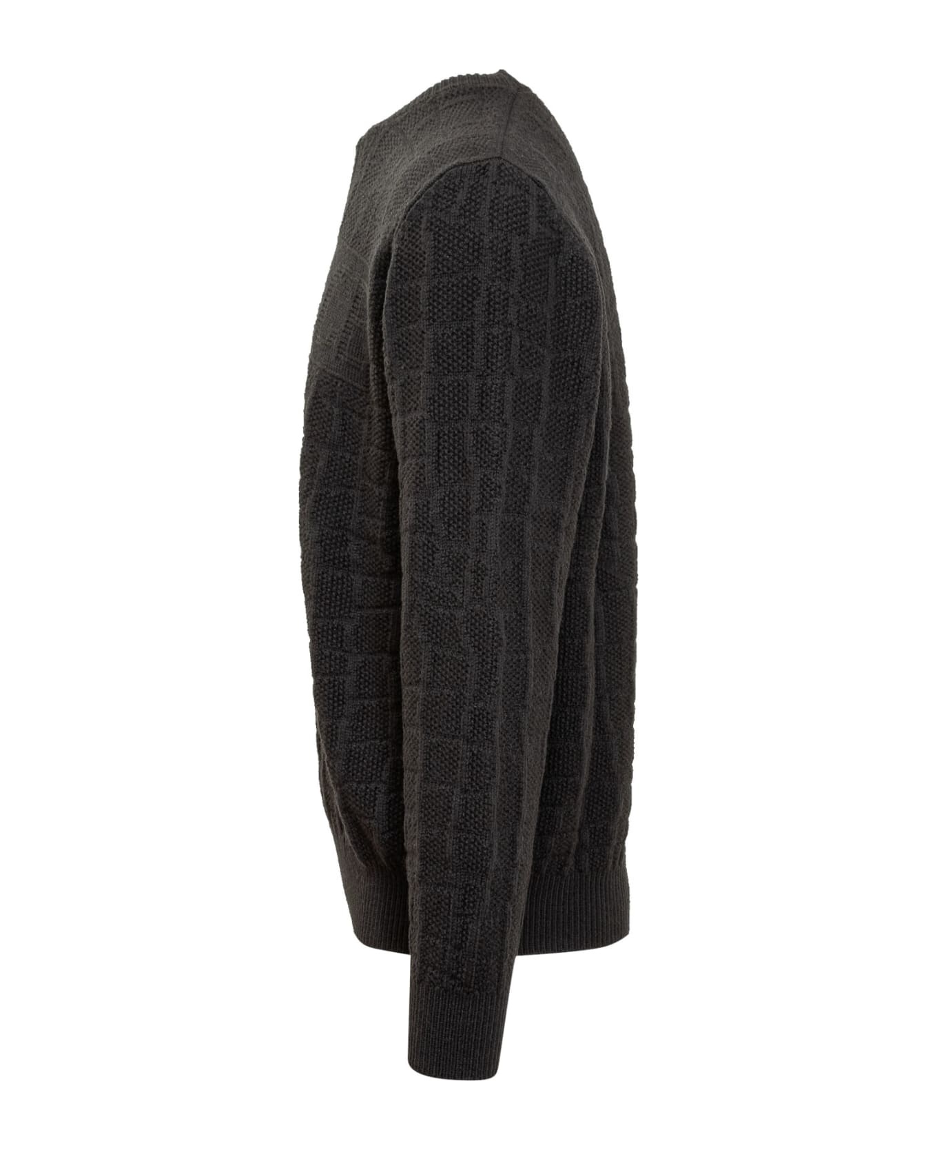 Crew-neck Wool Sweater - 3