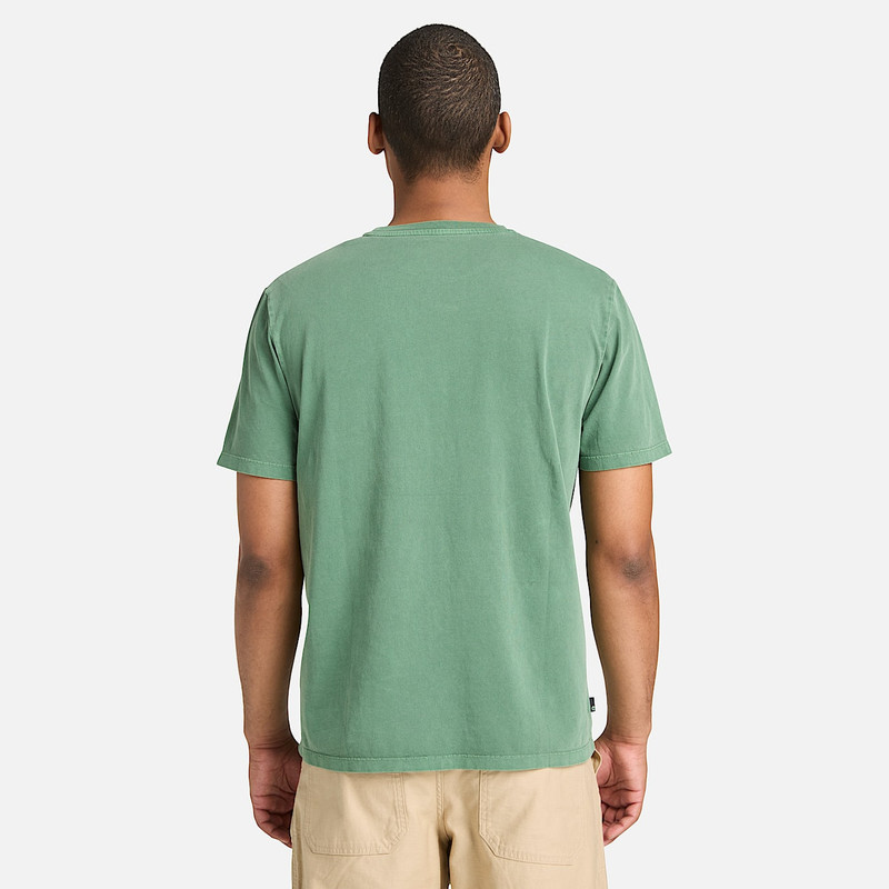 Men's Garment Dyed Logo Graphic T-Shirt 9