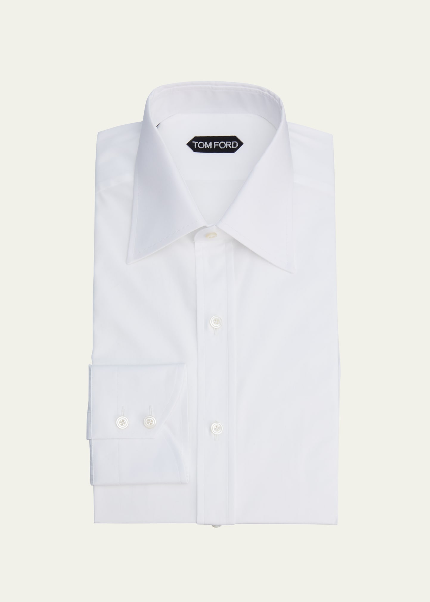 Men's Point Collar Dress Shirt - 1