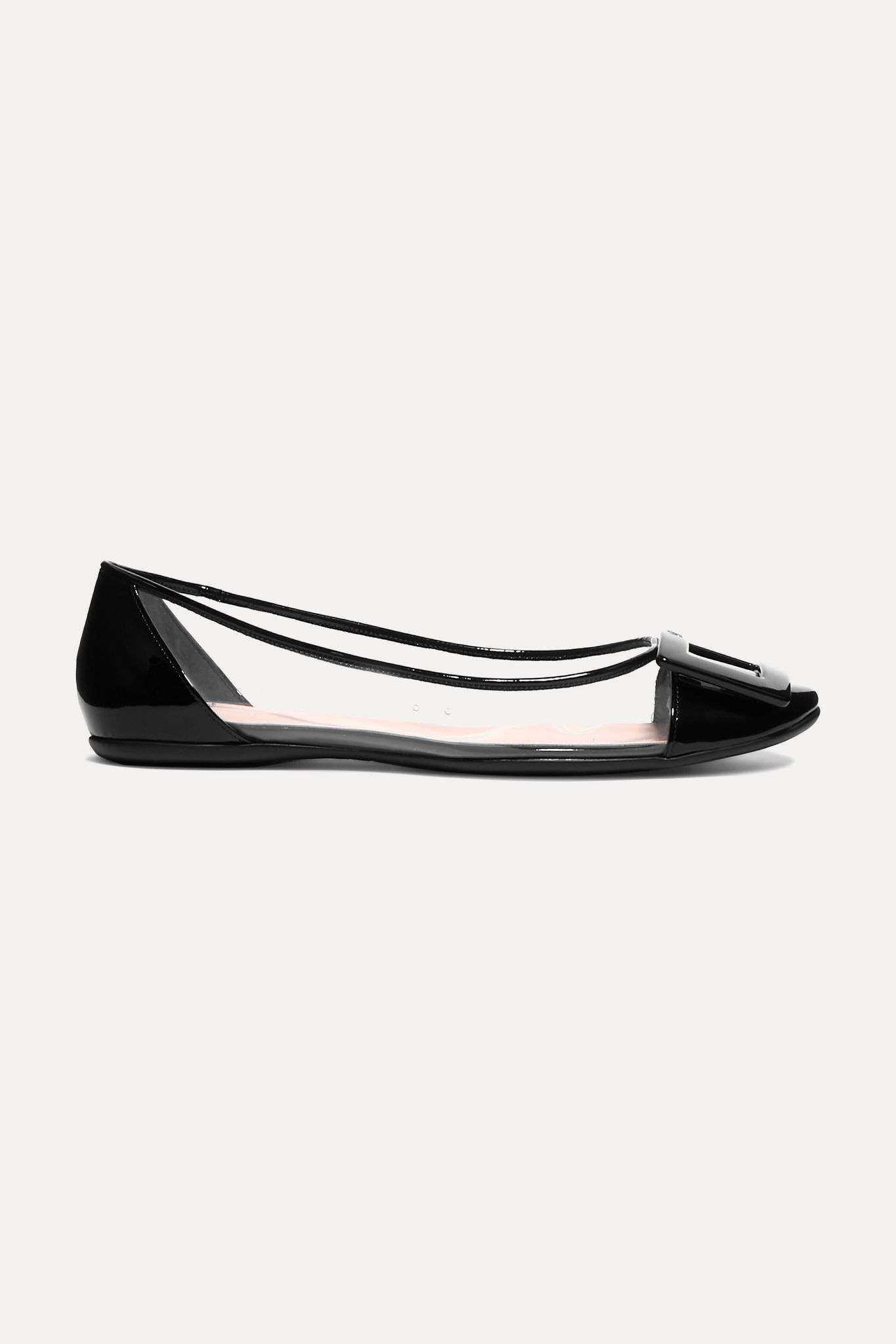 Gommette PVC and patent-leather ballet flats - 1