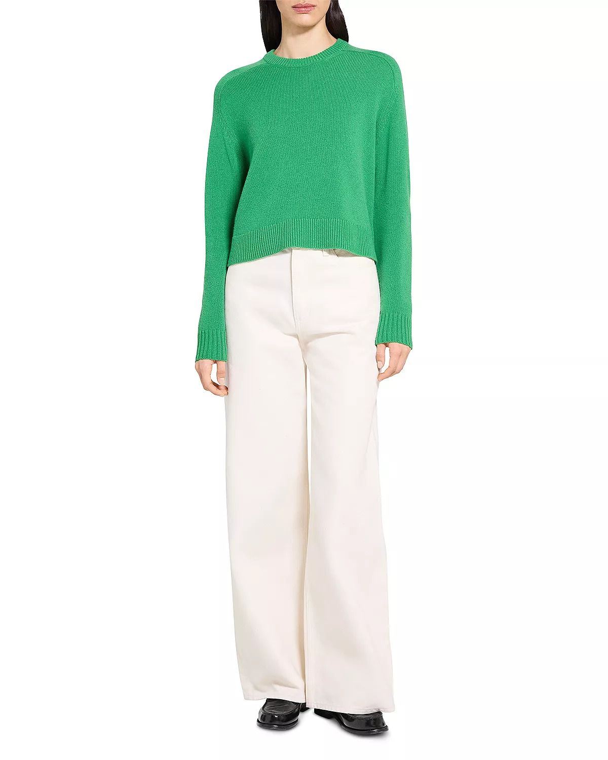 Cashmere Cropped Sweater - 2
