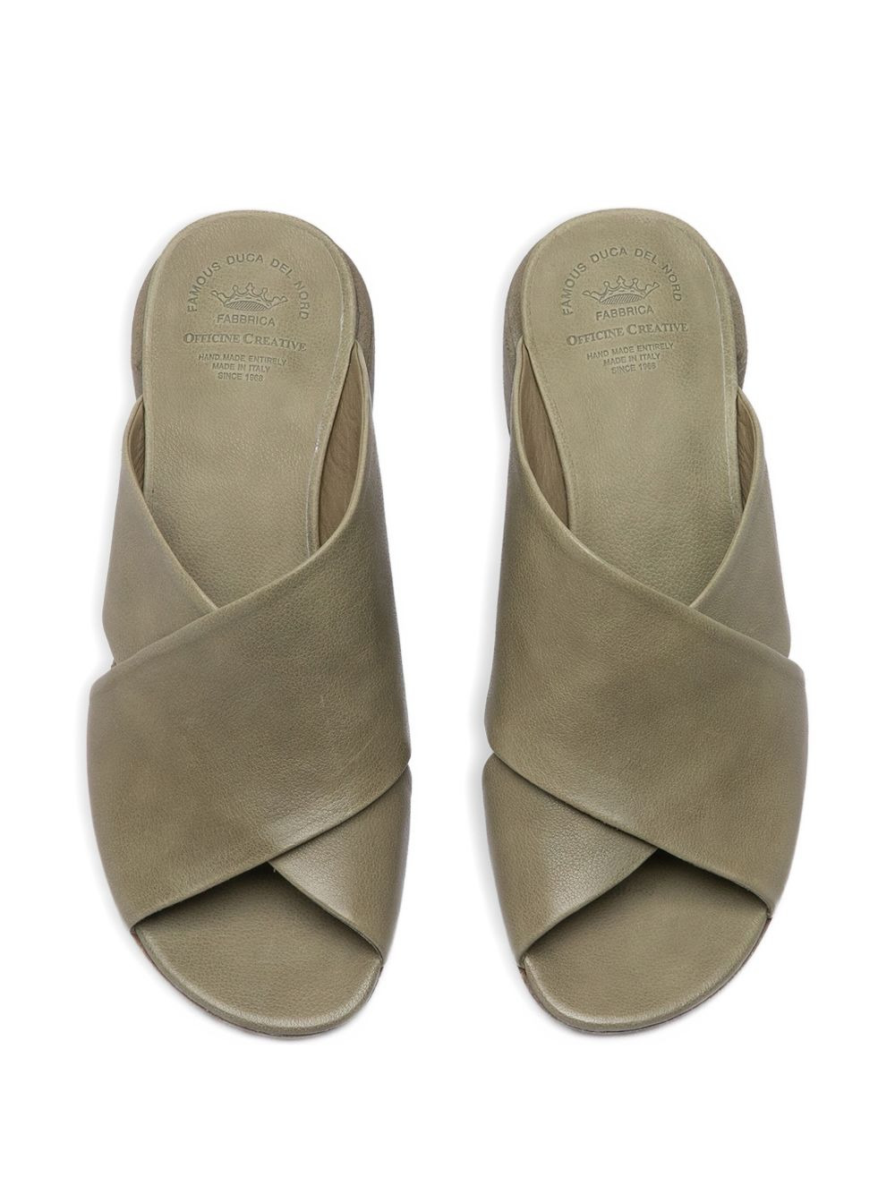 50mm Hadry 007 cross-strap block-heel sandals - 4
