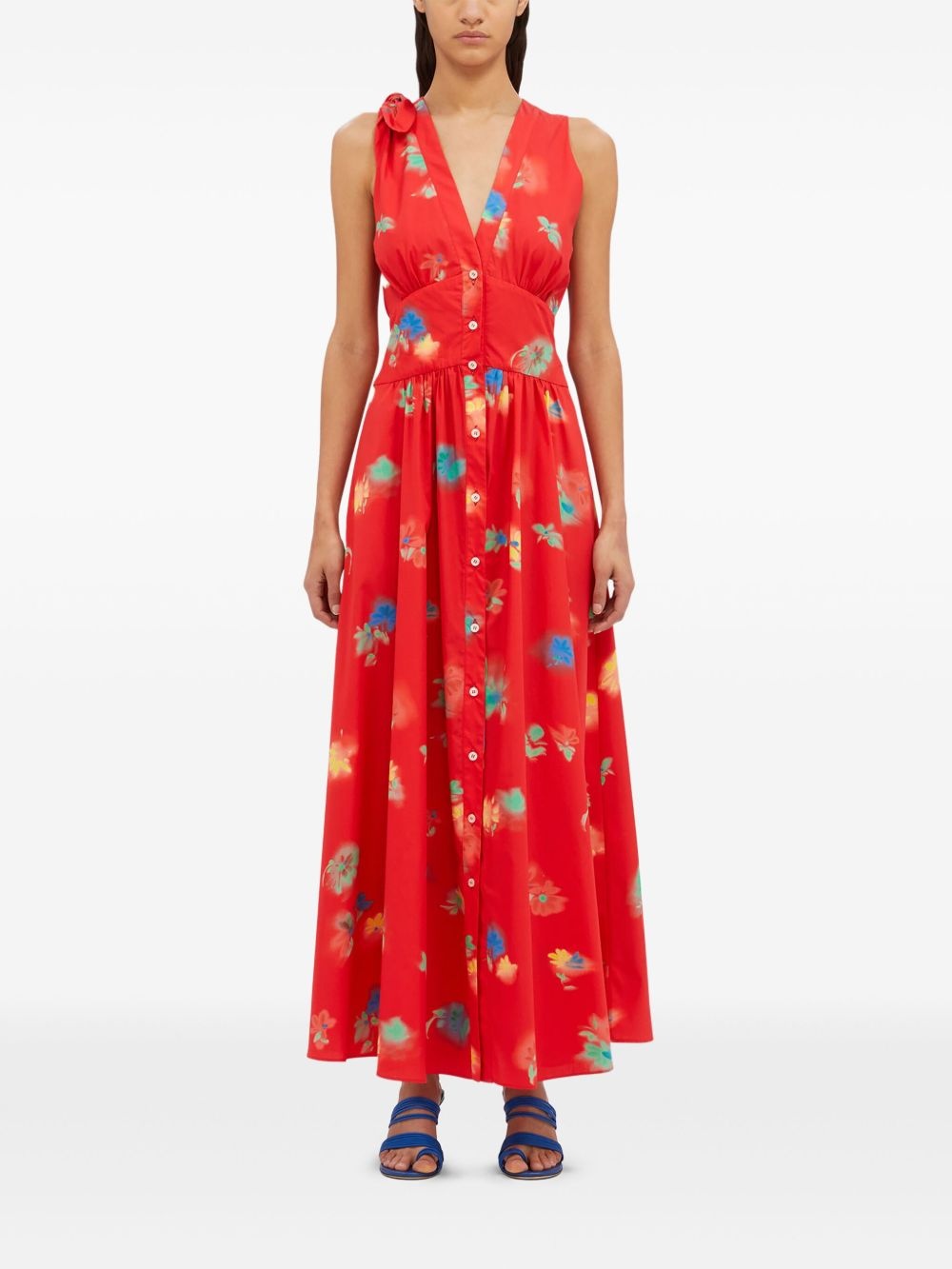 printed maxi dress - 2