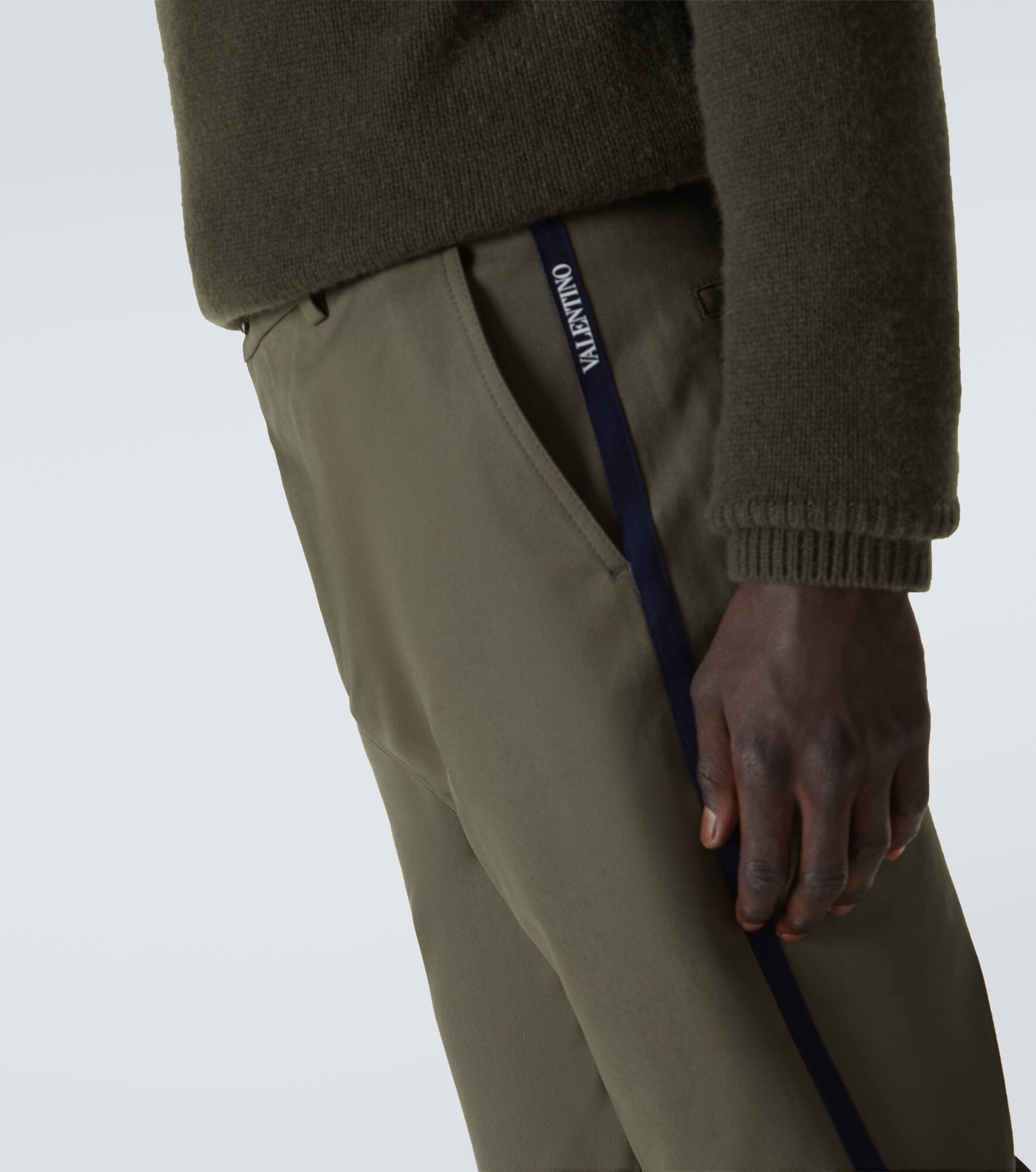 Cotton straight pants - 6